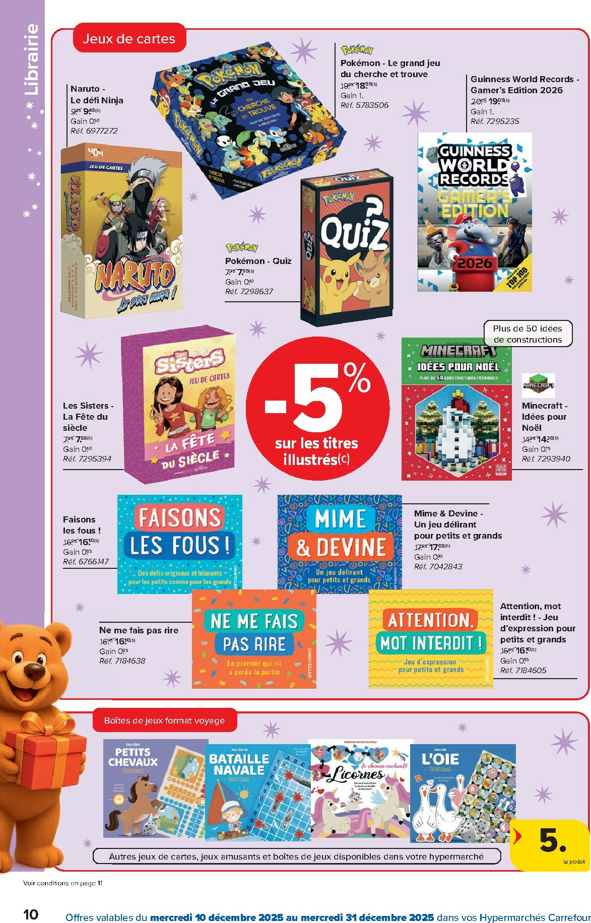 carrefour-market - De Carrefour Hypermarchés - Spécial Jeux folder geldig vanaf 10/12 t/m 31/12 - page: 10