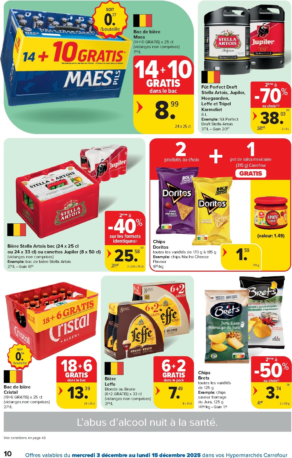 carrefour-market - De Carrefour Hypermarchés folder geldig vanaf 03/12 t/m 15/12 - page: 10
