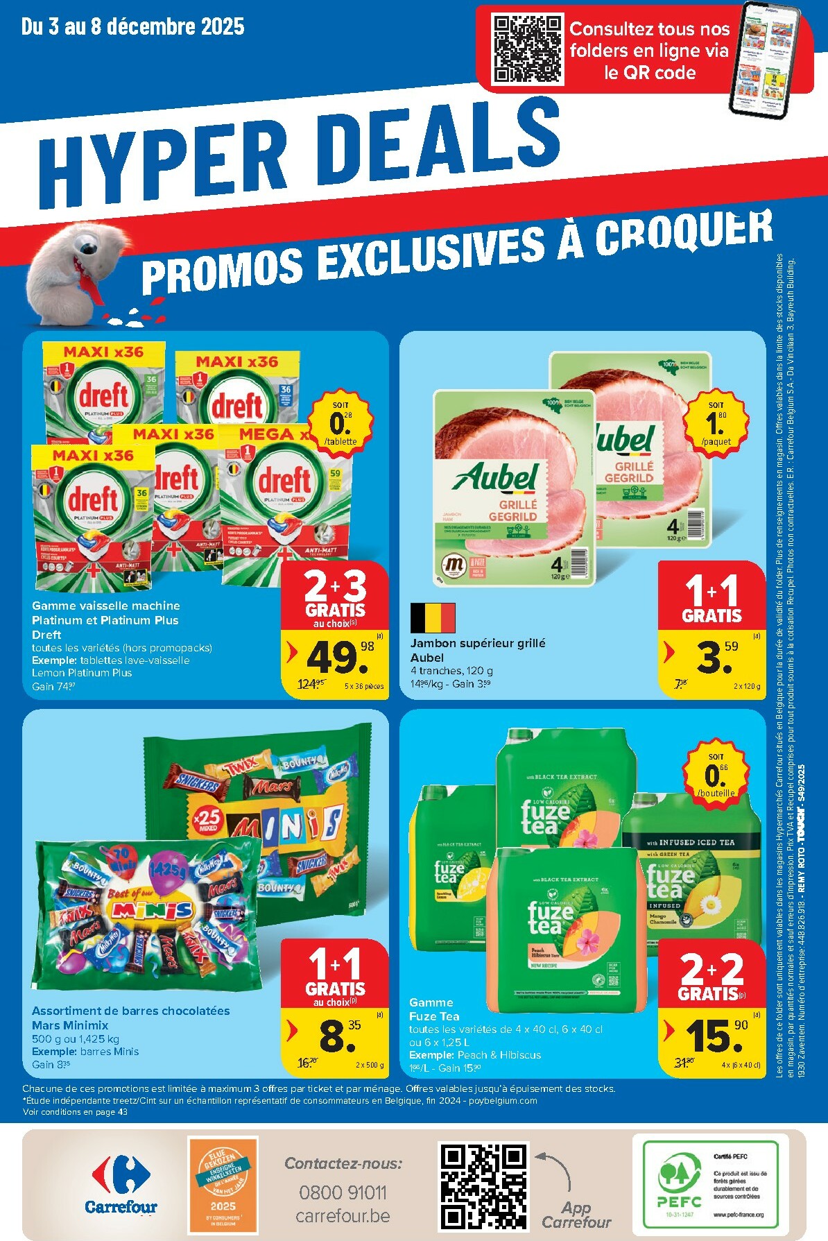 carrefour-market - De Carrefour Hypermarchés folder geldig vanaf 03/12 t/m 15/12 - page: 44