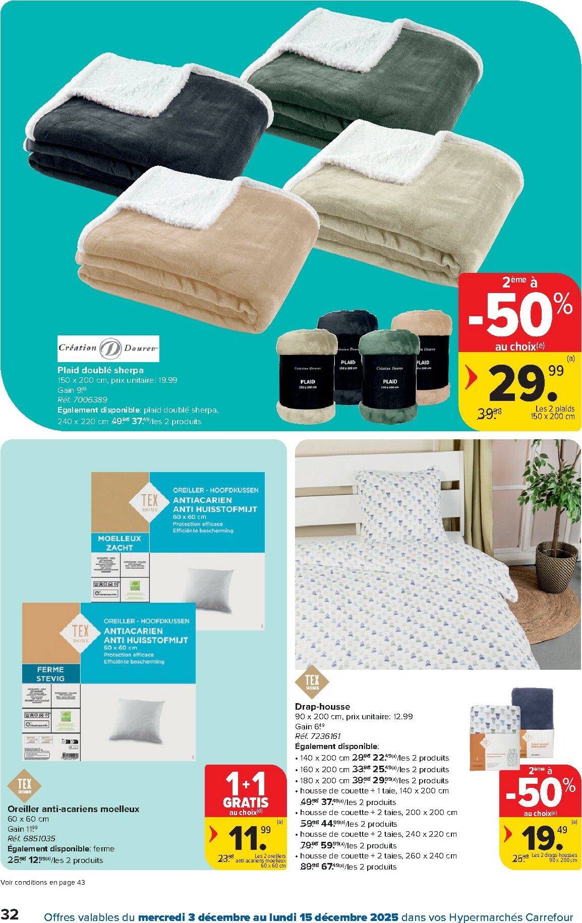 carrefour-market - De Carrefour Hypermarchés folder geldig vanaf 03/12 t/m 15/12 - page: 32