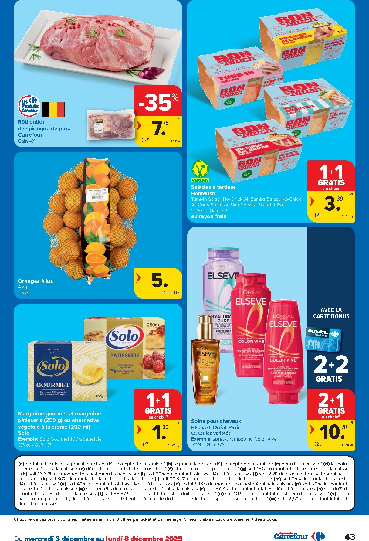 carrefour-market - De Carrefour Hypermarchés folder geldig vanaf 03/12 t/m 15/12 - page: 43