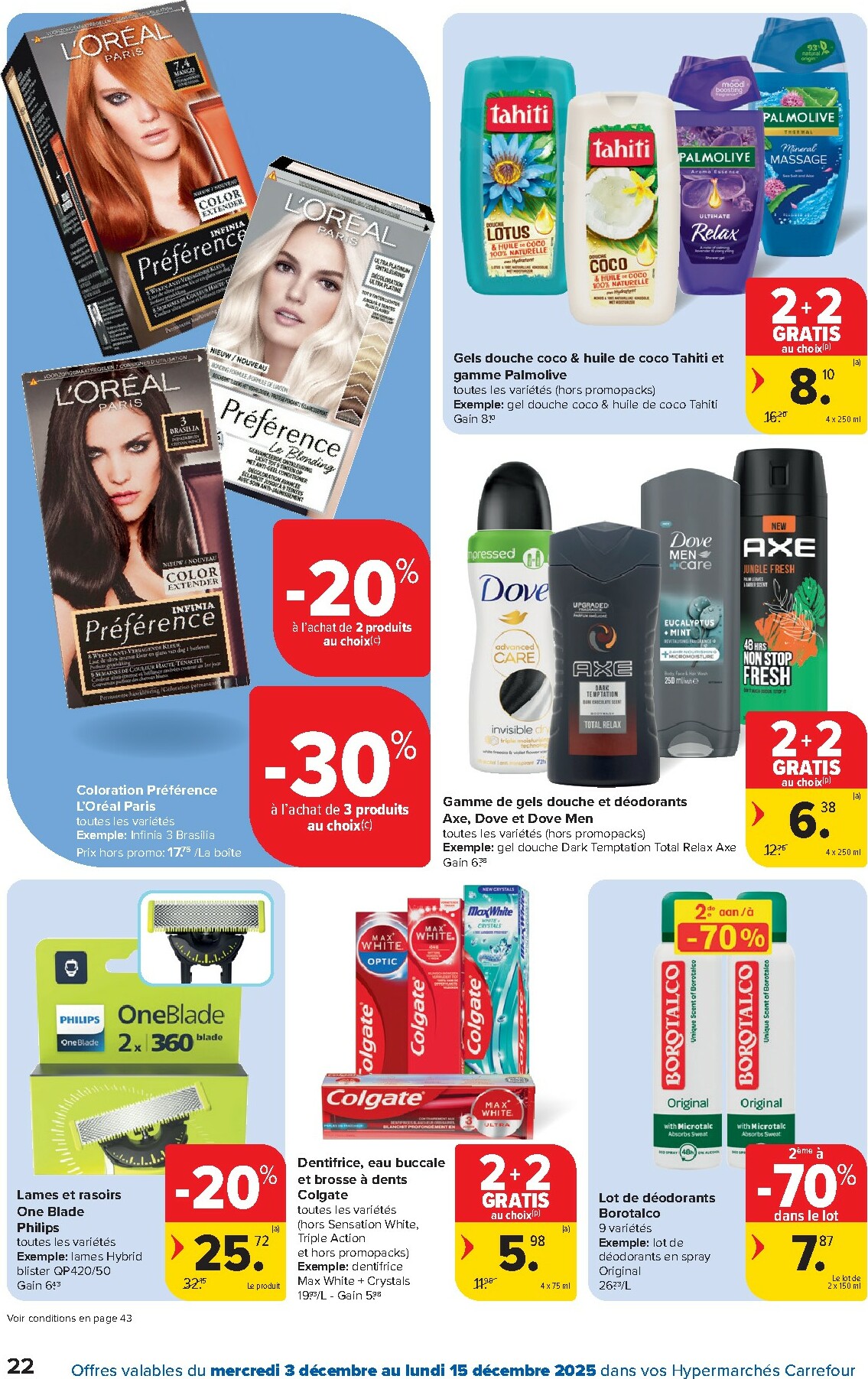 carrefour-market - De Carrefour Hypermarchés folder geldig vanaf 03/12 t/m 15/12 - page: 22