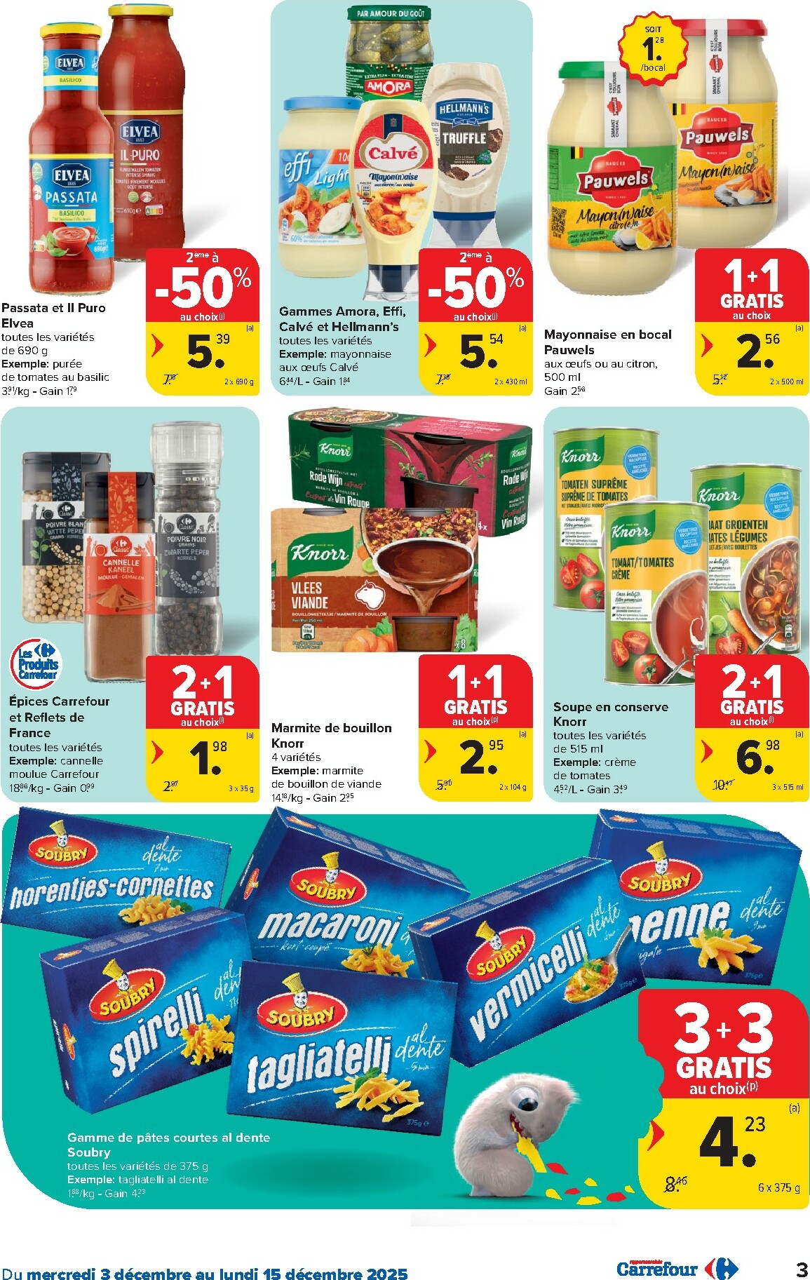 carrefour-market - De Carrefour Hypermarchés folder geldig vanaf 03/12 t/m 15/12 - page: 3