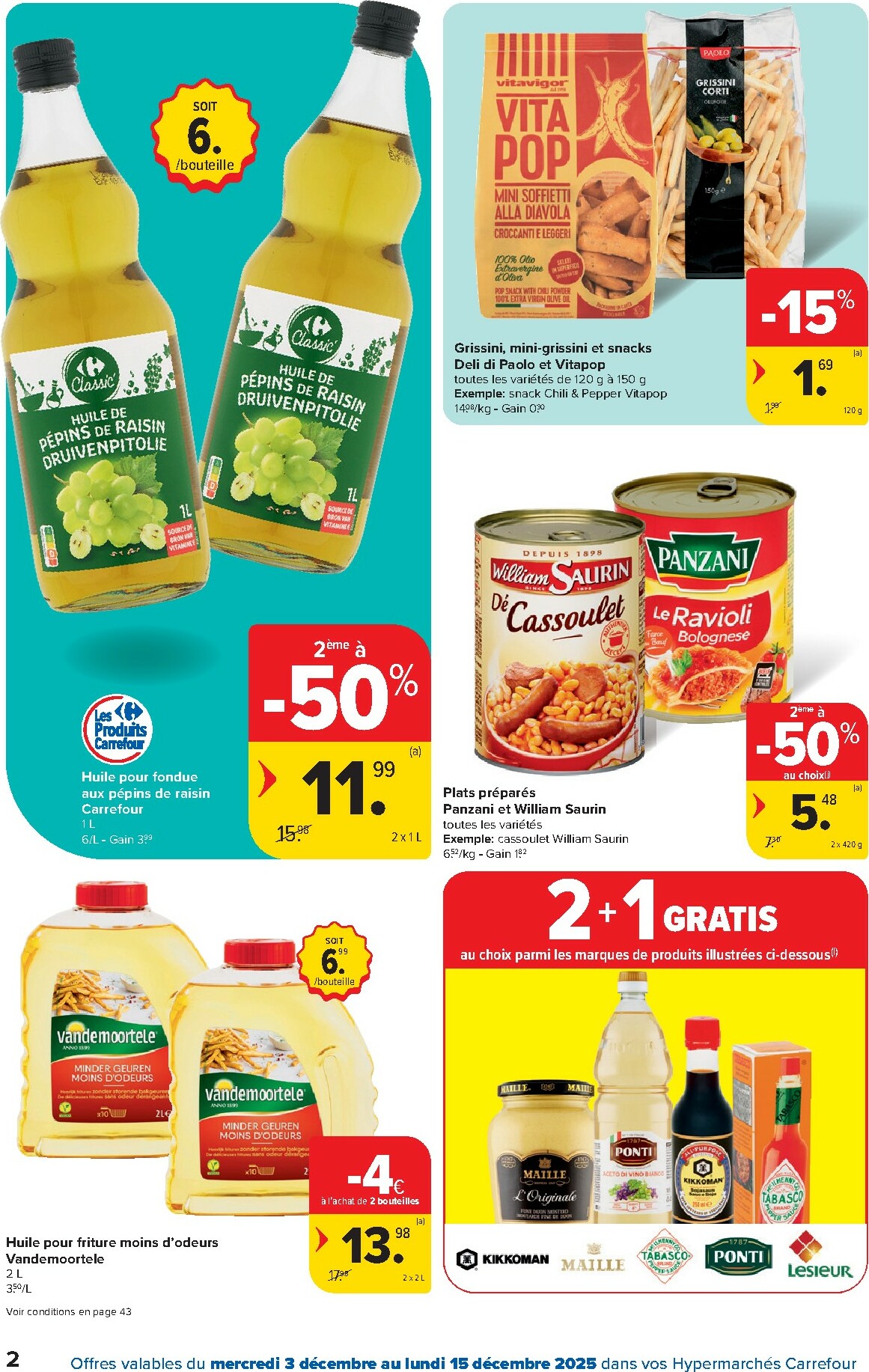 carrefour-market - De Carrefour Hypermarchés folder geldig vanaf 03/12 t/m 15/12 - page: 2