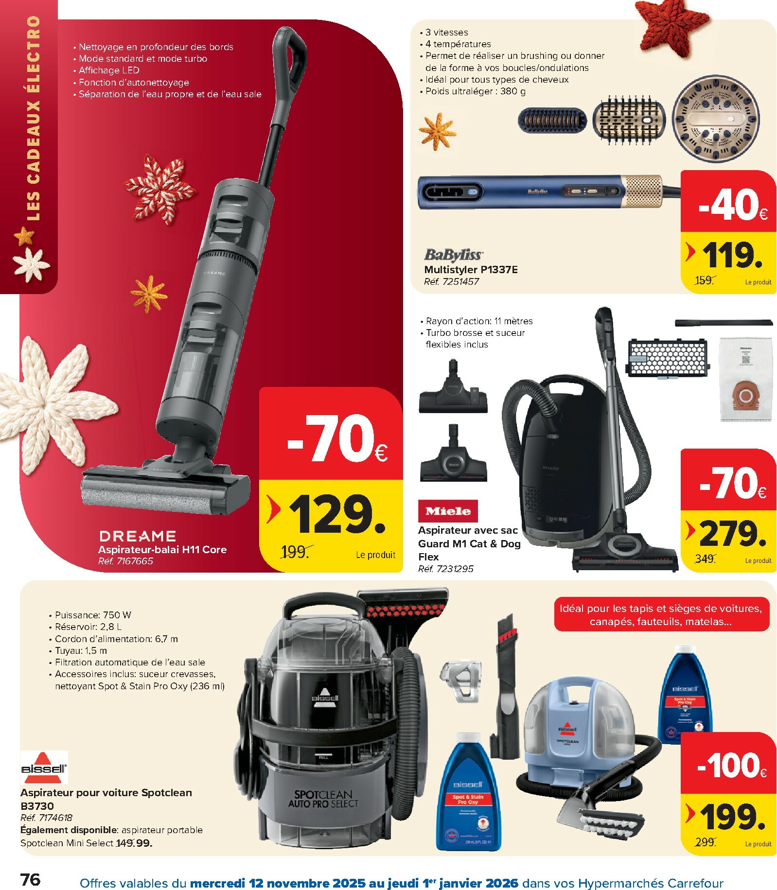 carrefour-market - De Carrefour Hypermarchés - Des fetes pour touts les goûts folder geldig vanaf 12/11 t/m 01/01 - page: 76