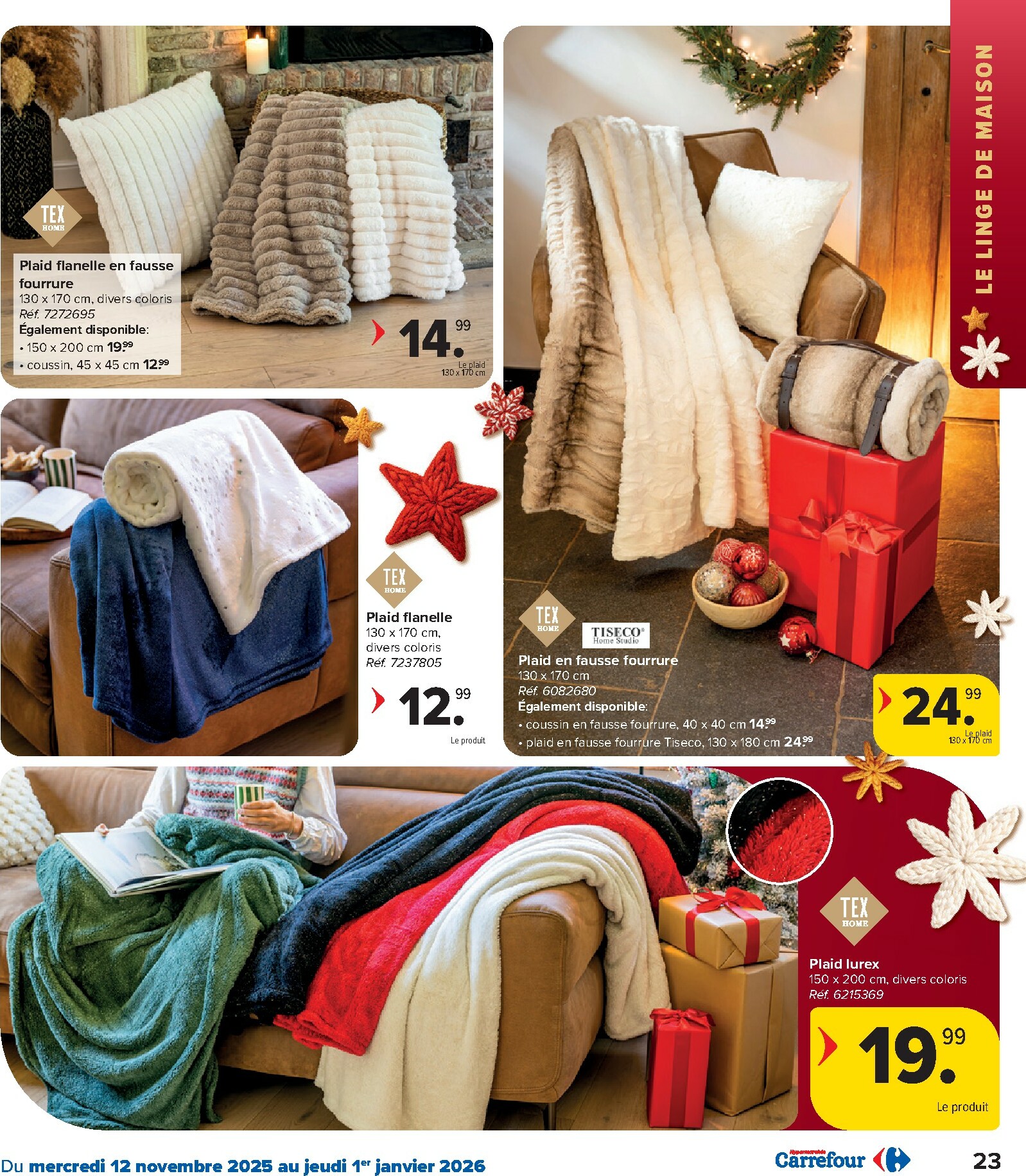 carrefour-market - De Carrefour Hypermarchés - Des fetes pour touts les goûts folder geldig vanaf 12/11 t/m 01/01 - page: 23