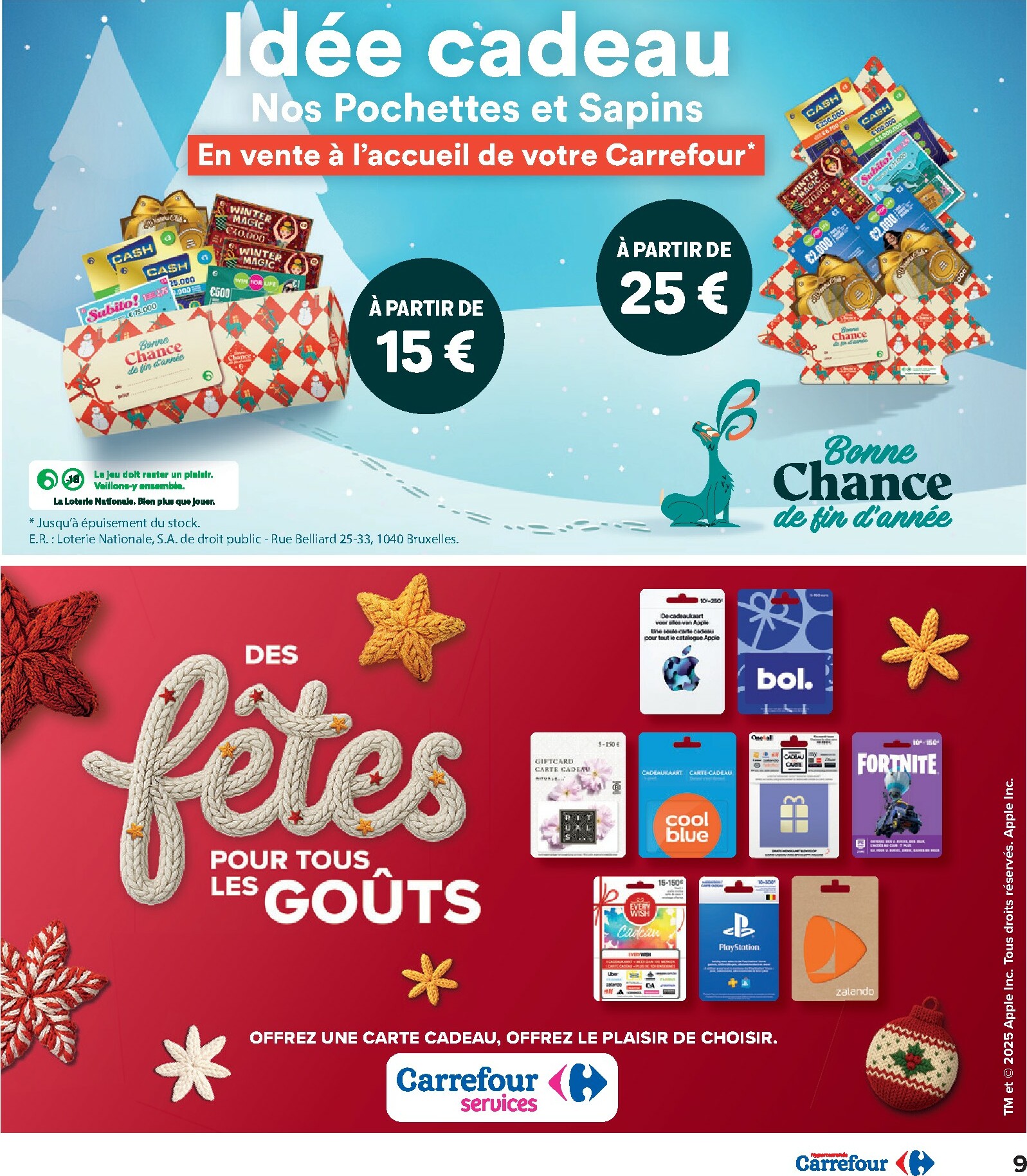 carrefour-market - De Carrefour Hypermarchés - Des fetes pour touts les goûts folder geldig vanaf 12/11 t/m 01/01 - page: 9