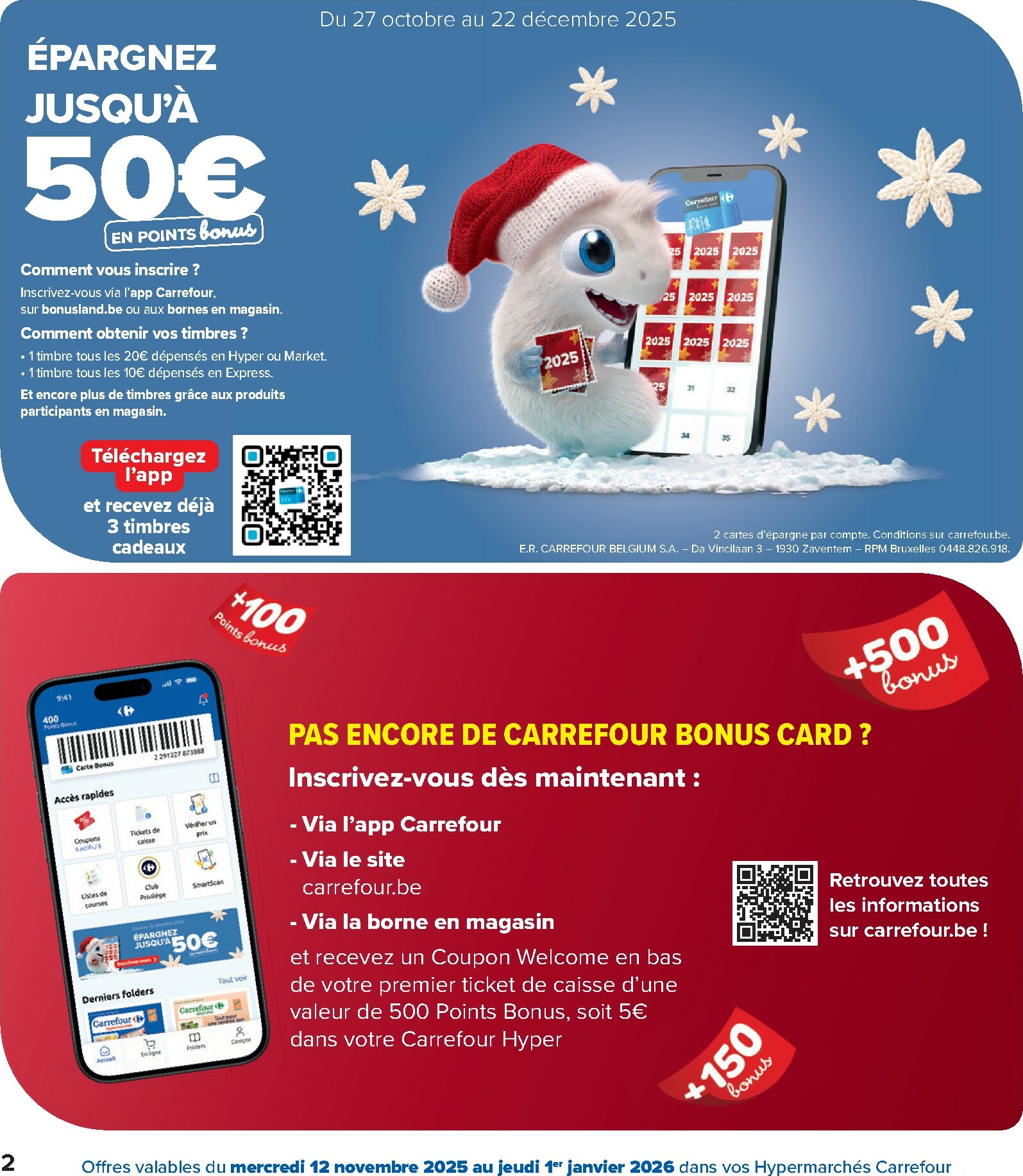 carrefour-market - De Carrefour Hypermarchés - Des fetes pour touts les goûts folder geldig vanaf 12/11 t/m 01/01 - page: 2
