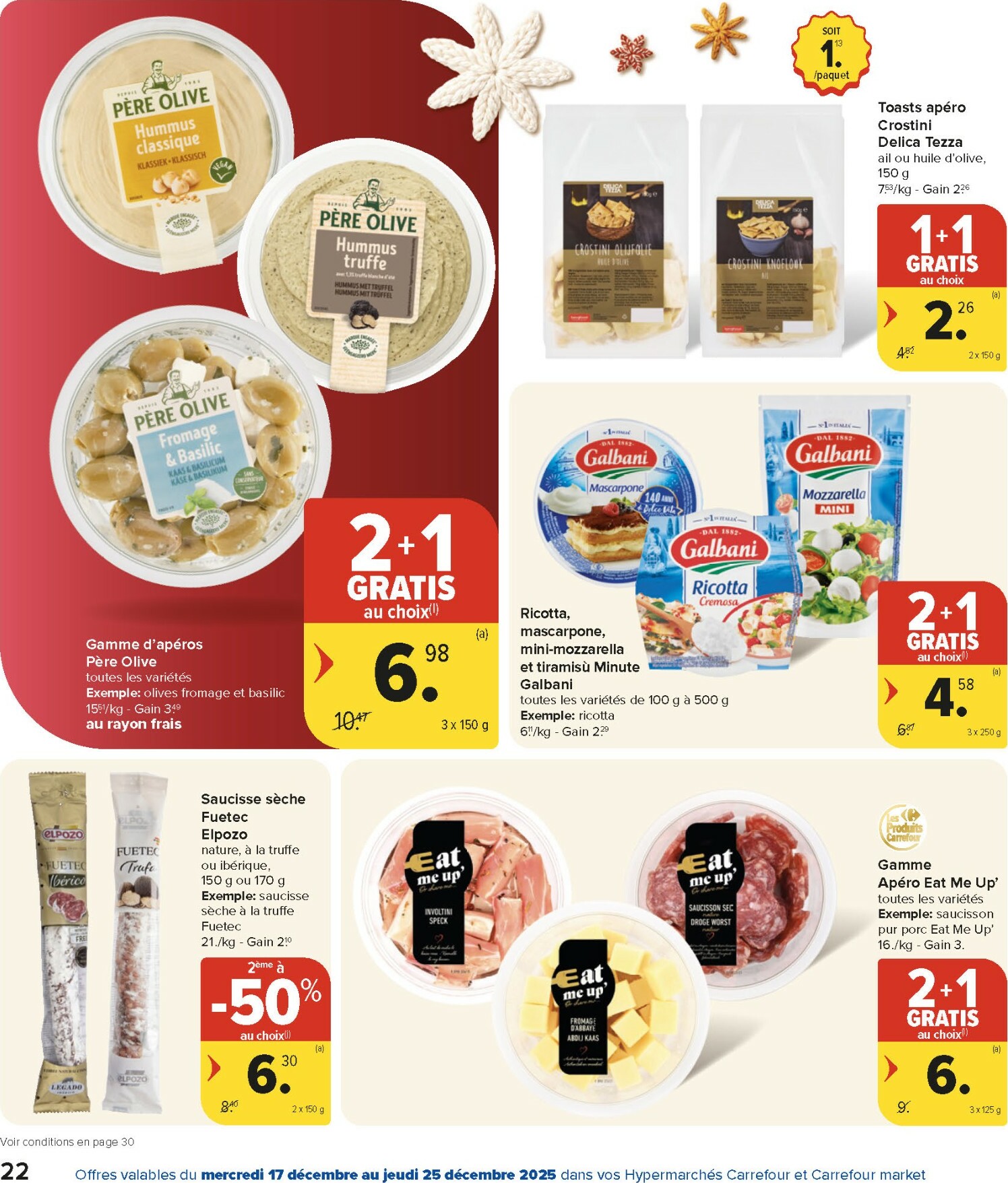 carrefour-market - De Carrefour Market folder geldig vanaf 17/12 t/m 25/12 - page: 22