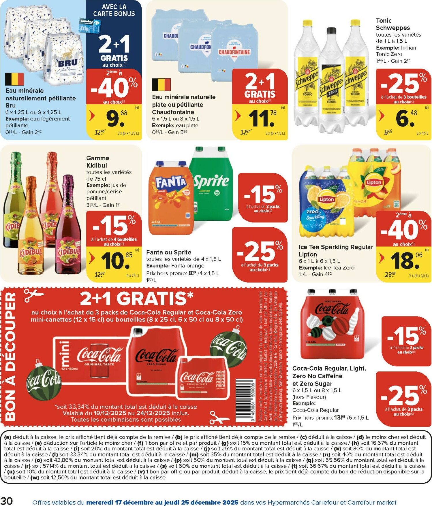 carrefour-market - De Carrefour Market folder geldig vanaf 17/12 t/m 25/12 - page: 30