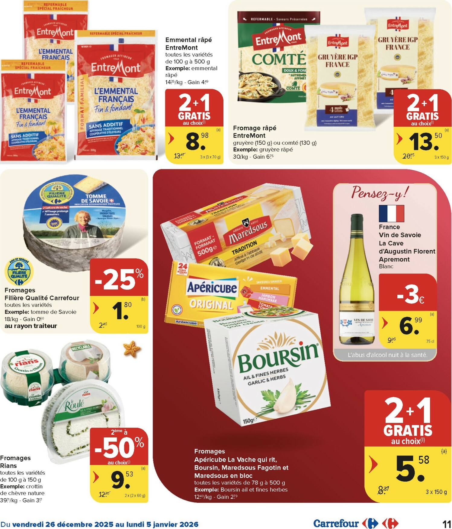 carrefour-market - De Carrefour Market folder geldig vanaf 26/12 t/m 05/01 - page: 11