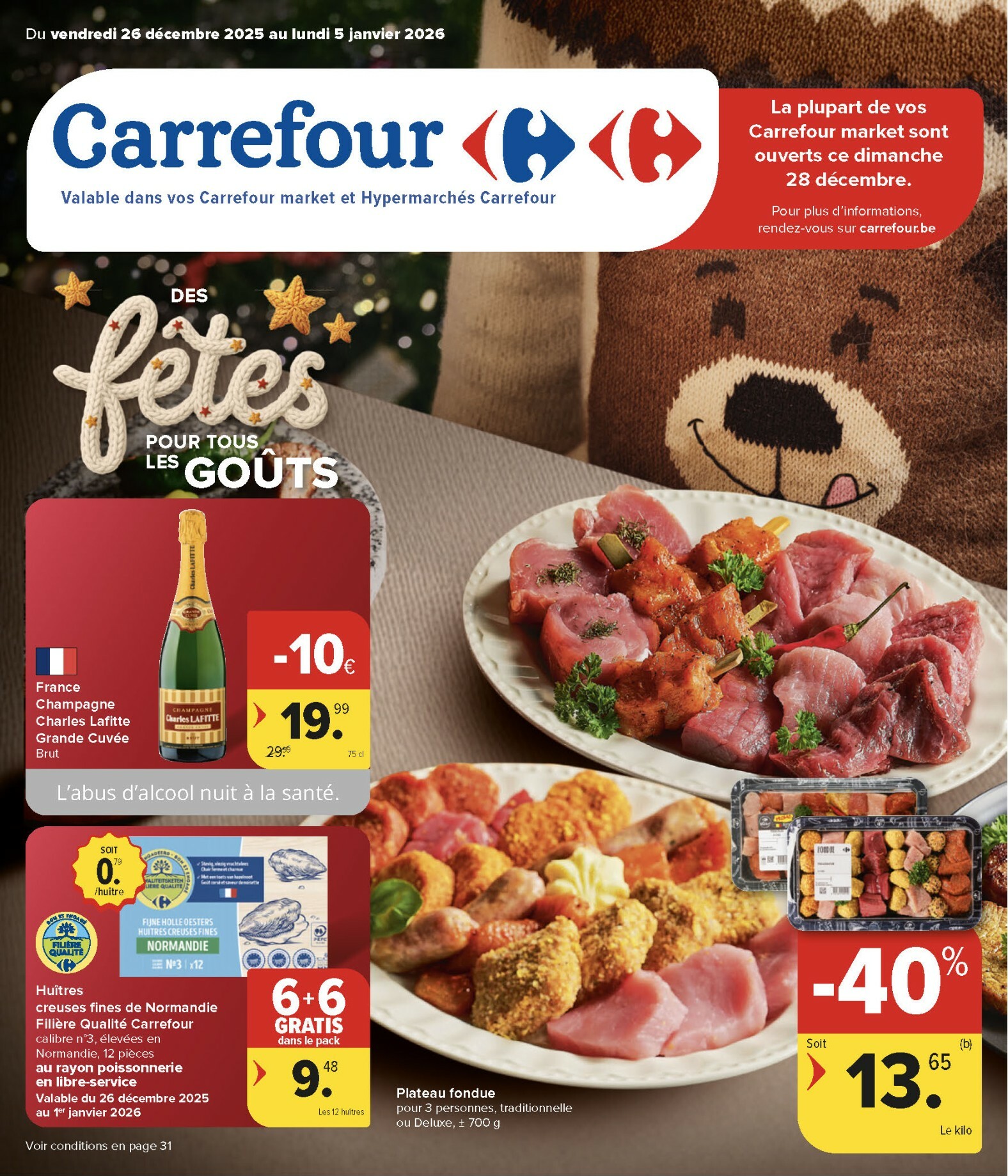 carrefour-market - De Carrefour Market folder geldig vanaf 26/12 t/m 05/01 - page: 1