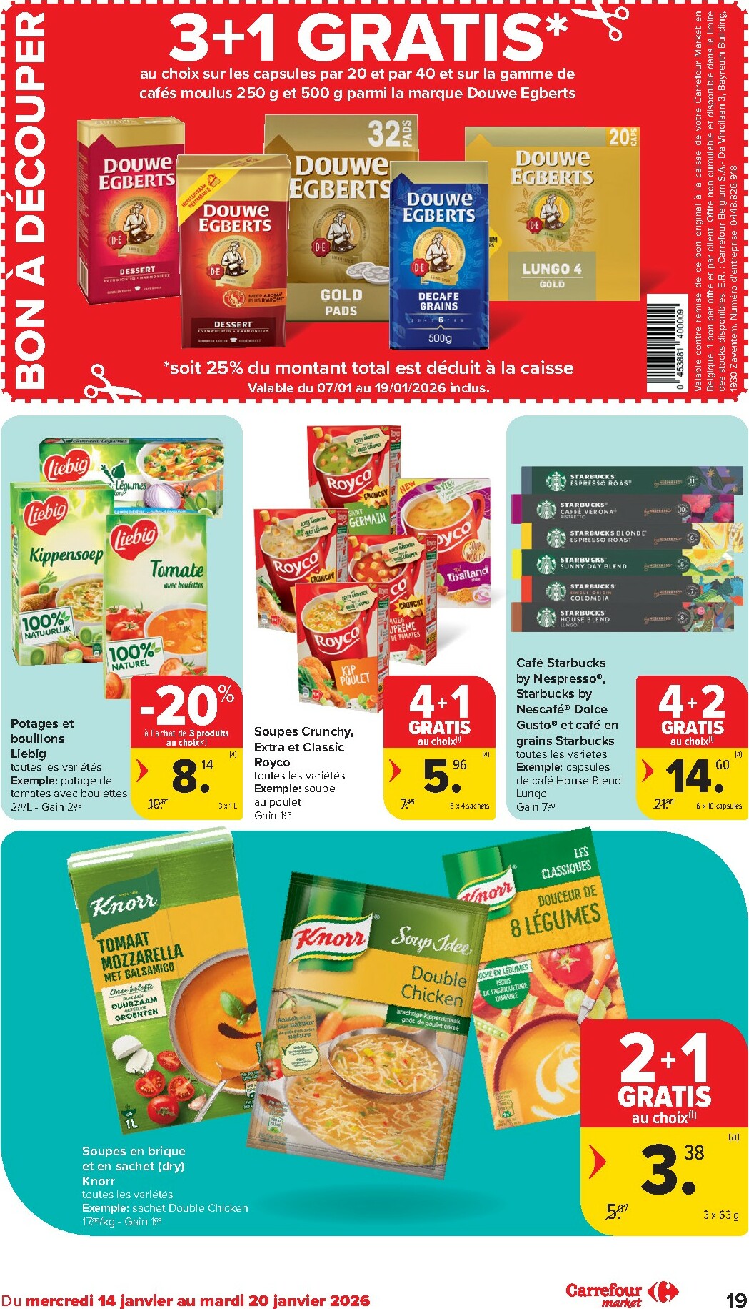 carrefour-market - De Carrefour Market folder geldig vanaf 14/01 t/m 20/01 - page: 19