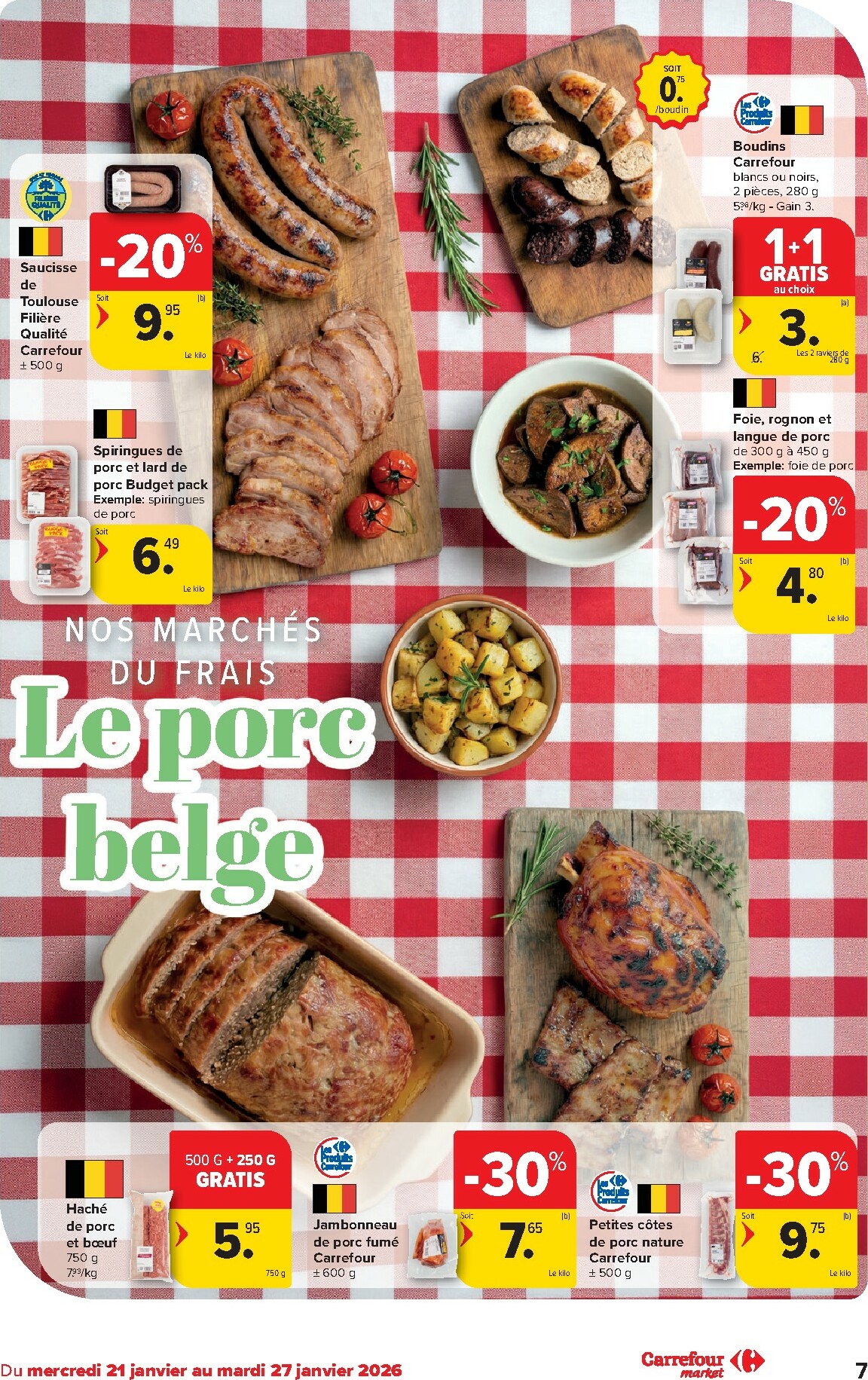 carrefour-market - De Carrefour Market folder geldig vanaf 21/01 t/m 27/01 - page: 7