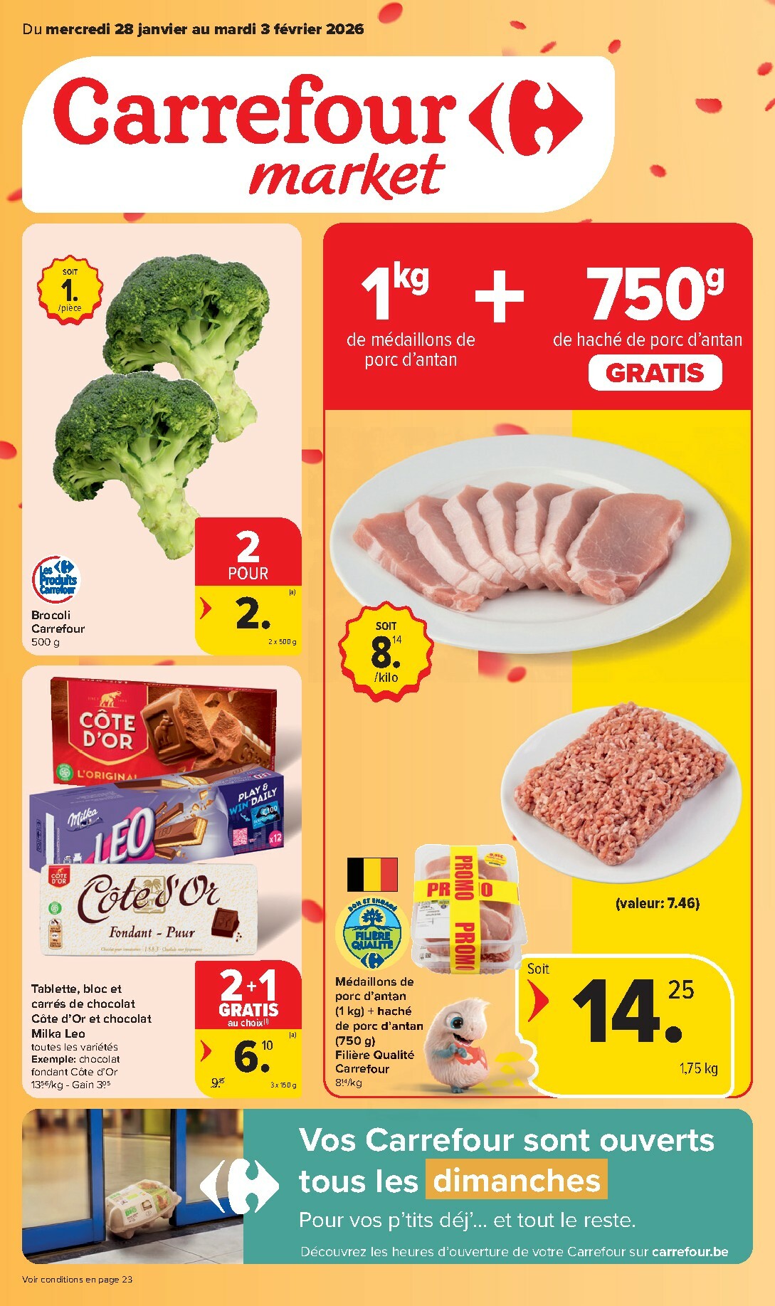 carrefour-market - De Carrefour Market folder geldig vanaf 28/01 t/m 03/02