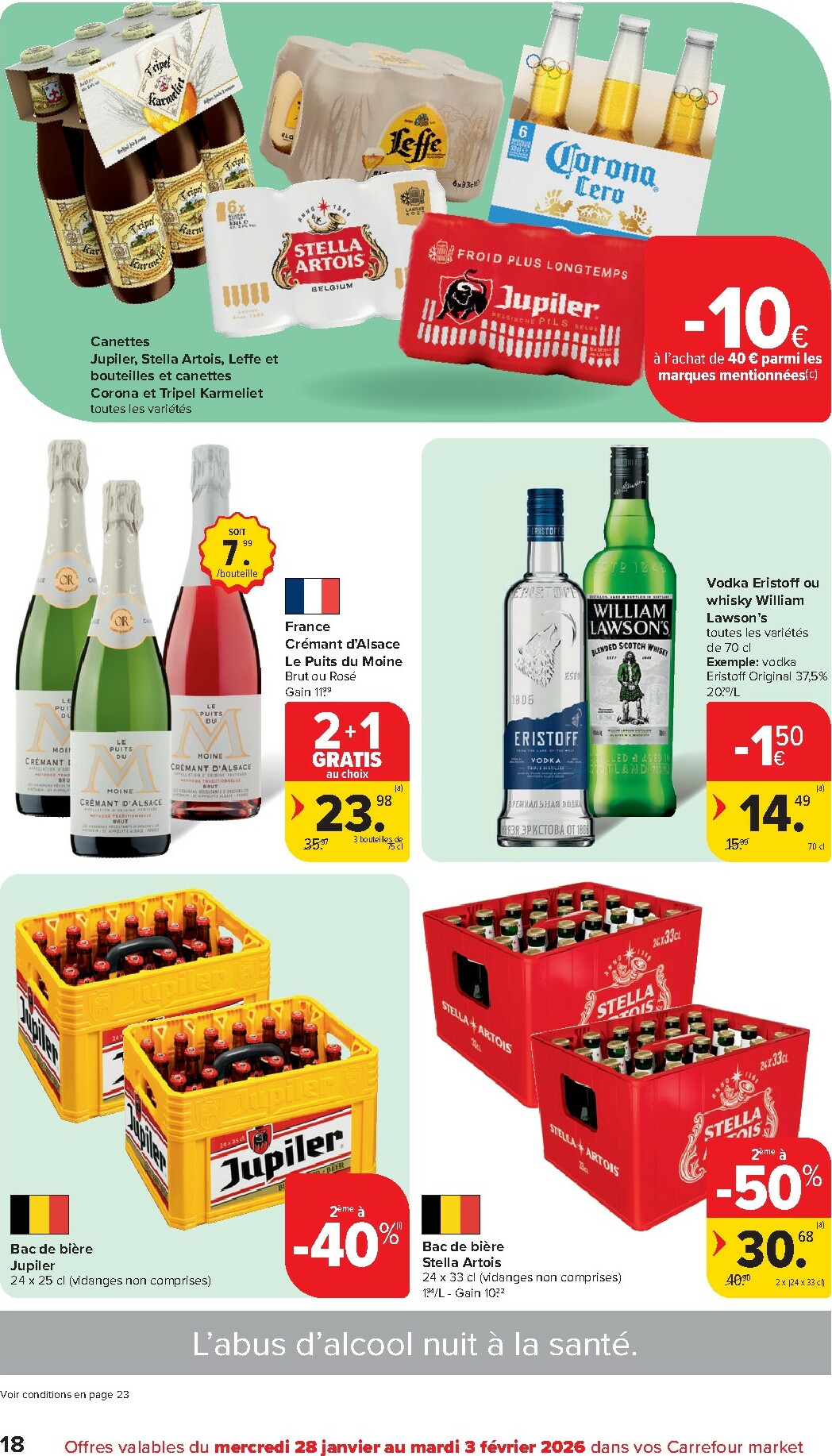 carrefour-market - De Carrefour Market folder geldig vanaf 28/01 t/m 03/02 - page: 18