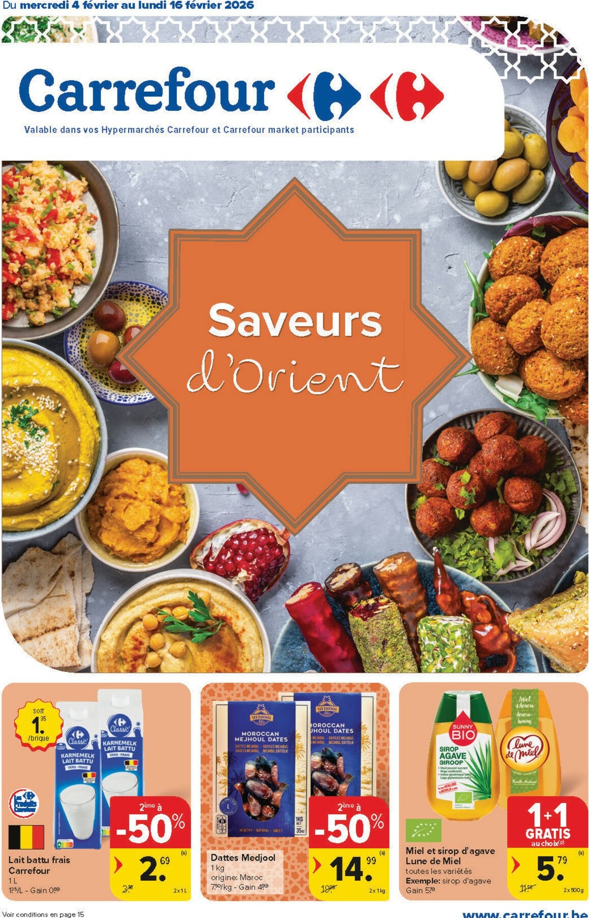 carrefour-market - De Carrefour Market - Saveurs d'Orient folder geldig vanaf 04/02/2026 t/m 16/02/2026