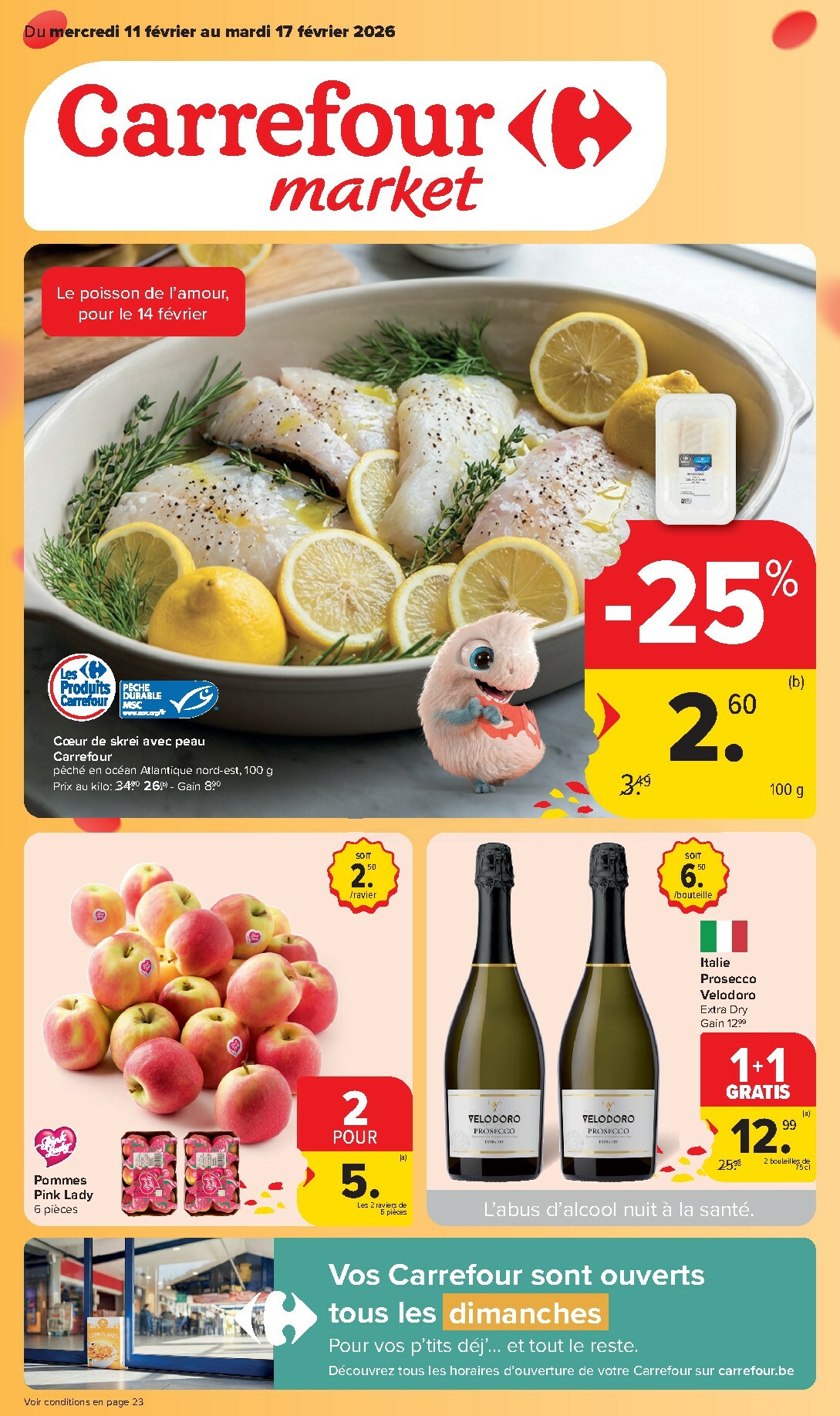 carrefour-market - De Carrefour Market folder geldig vanaf 11/02/2026 t/m 17/02/2026 - page: 1