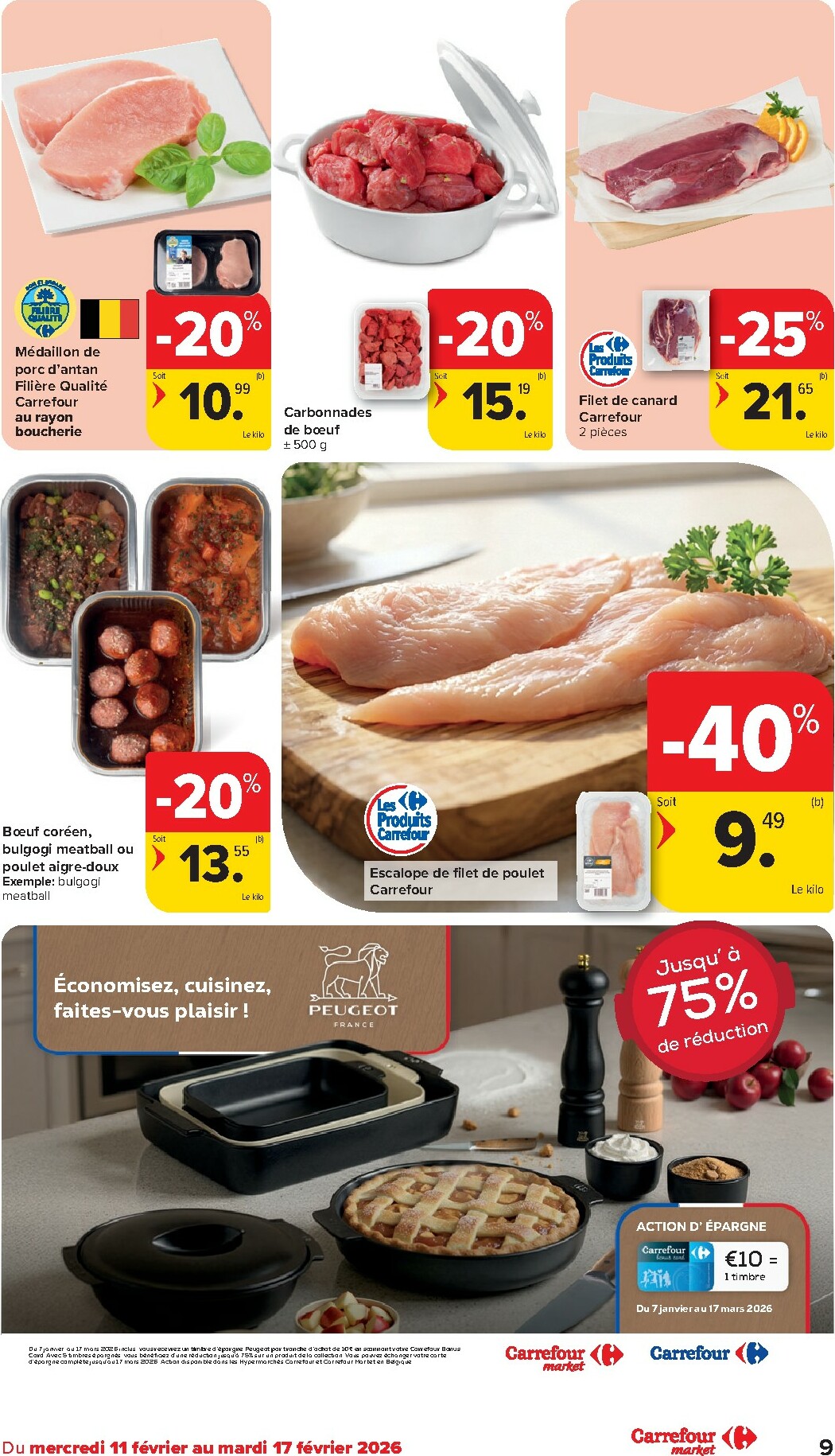 carrefour-market - De Carrefour Market folder geldig vanaf 11/02/2026 t/m 17/02/2026 - page: 9