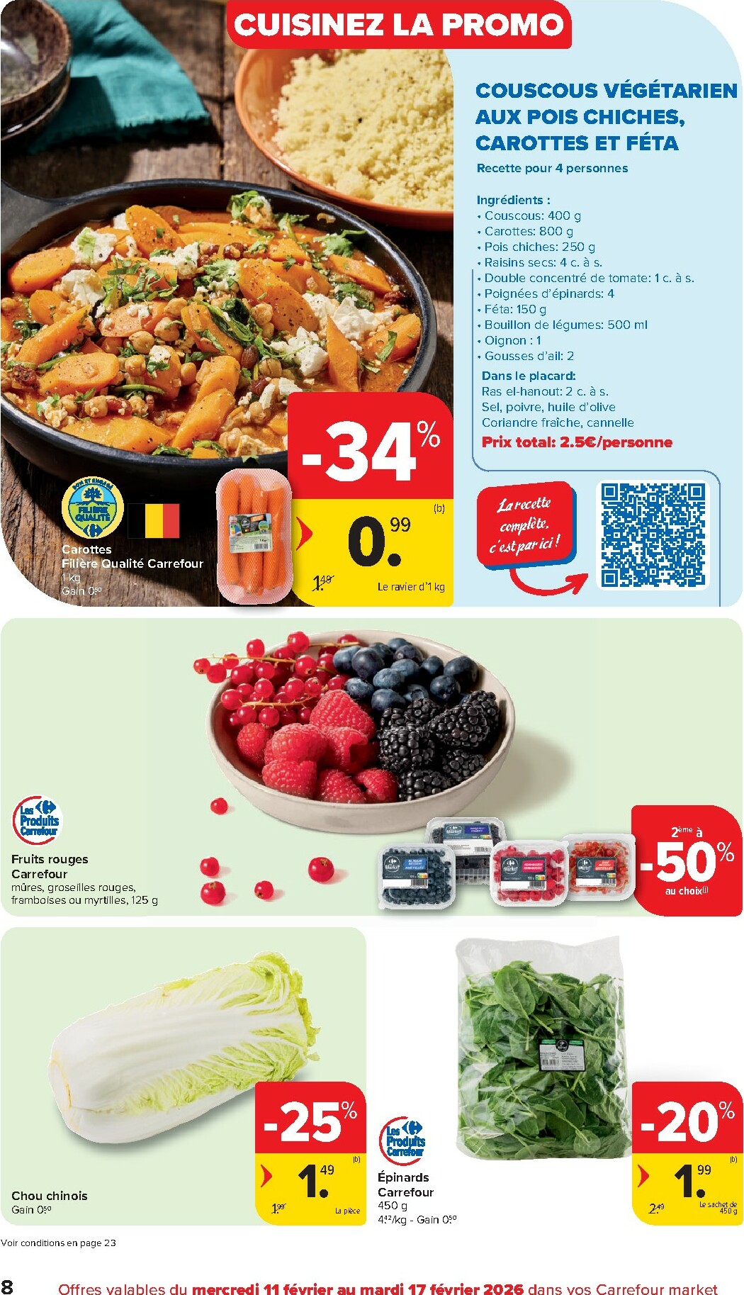 carrefour-market - De Carrefour Market folder geldig vanaf 11/02/2026 t/m 17/02/2026 - page: 8