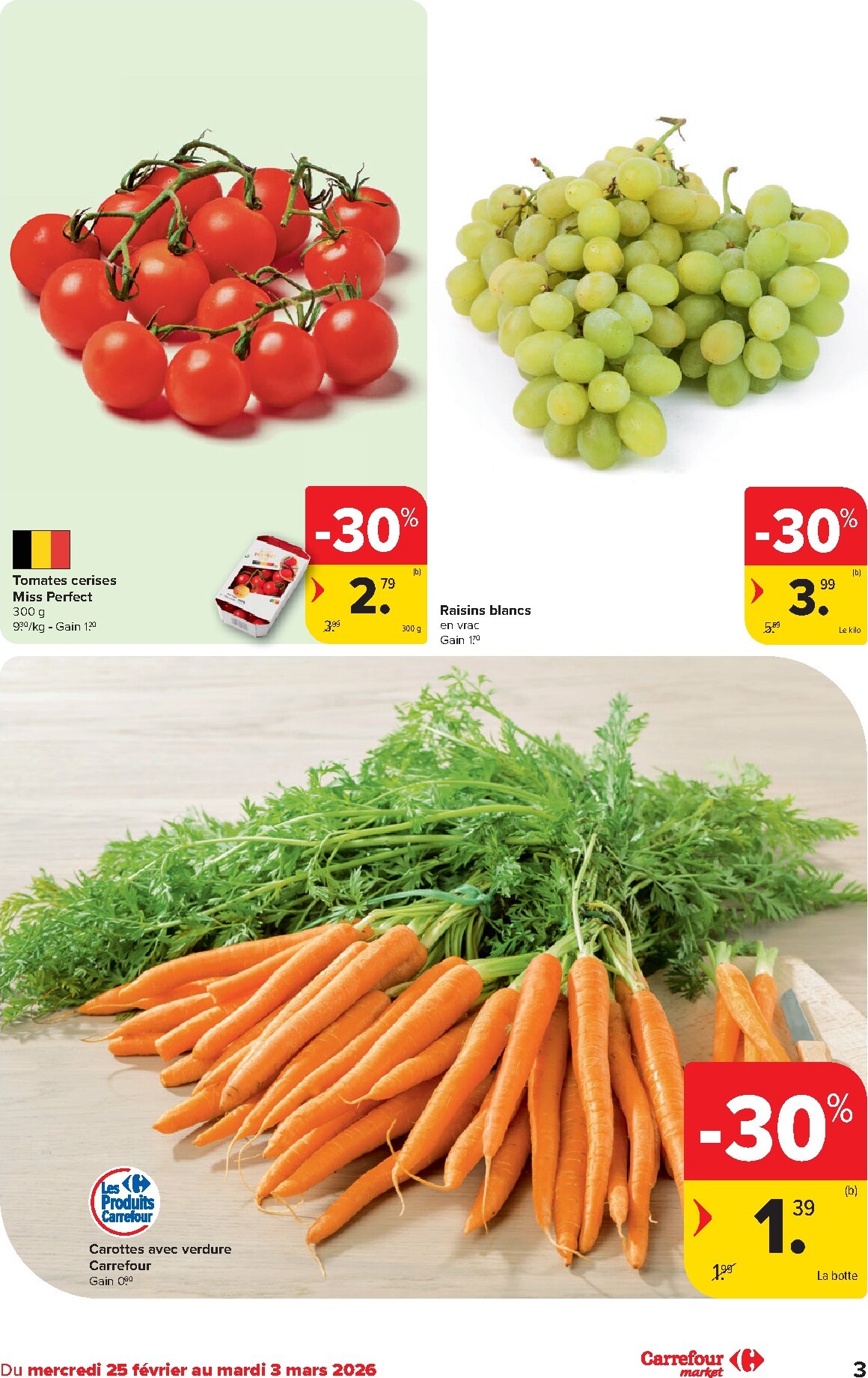 carrefour-market - De Carrefour Market folder geldig vanaf 25/02/2026 t/m 03/03/2026 - page: 3