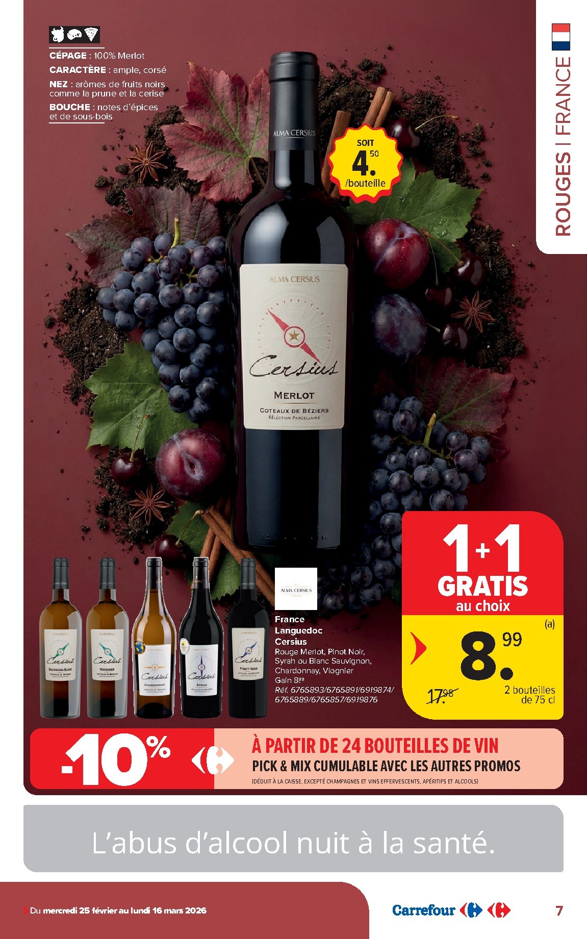 carrefour-market - De Carrefour Market - Le Goût des Bons Plans folder geldig vanaf 25/02/2026 t/m 16/03/2026 - page: 7