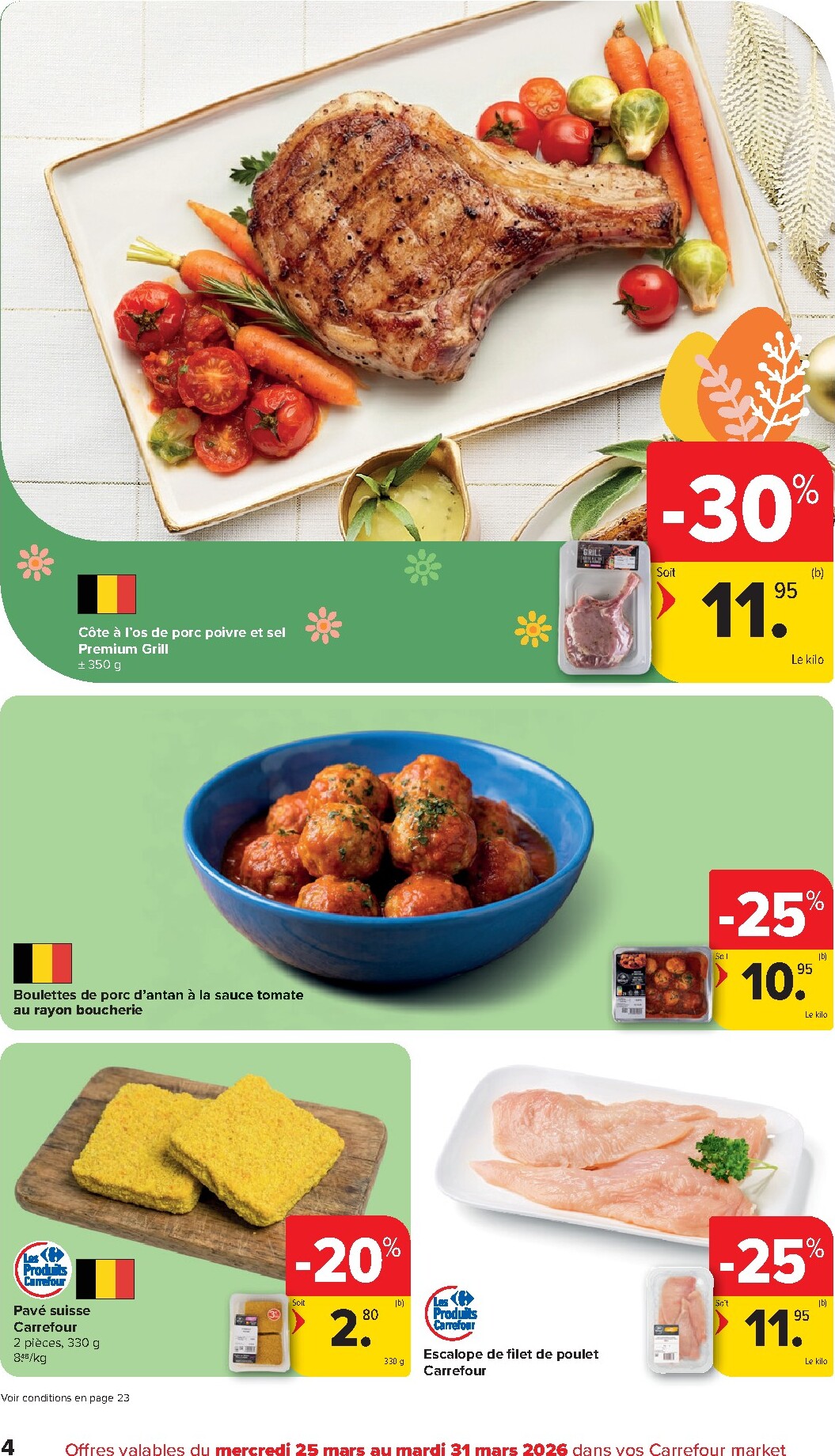 carrefour-market - De Carrefour Market folder geldig vanaf 25/03/2026 t/m 07/04/2026 - page: 4
