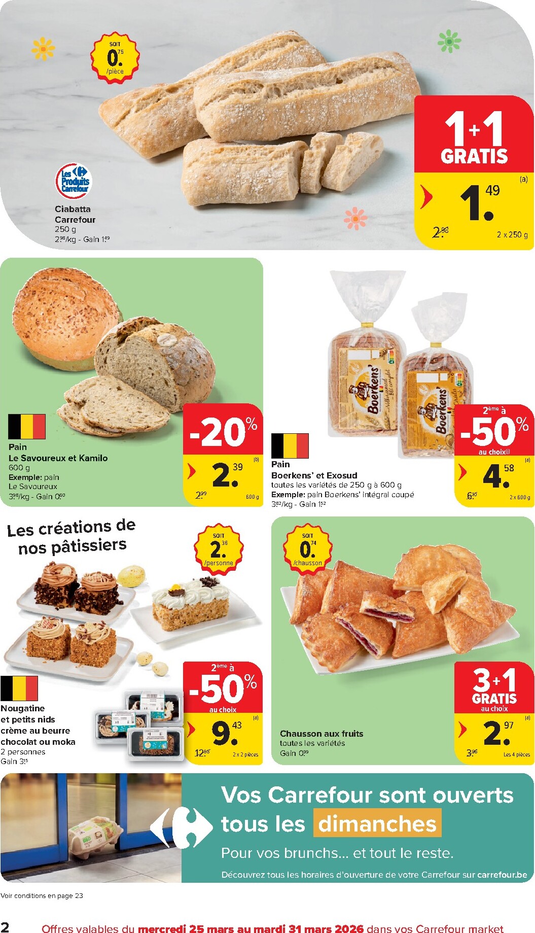 carrefour-market - De Carrefour Market folder geldig vanaf 25/03/2026 t/m 07/04/2026 - page: 2