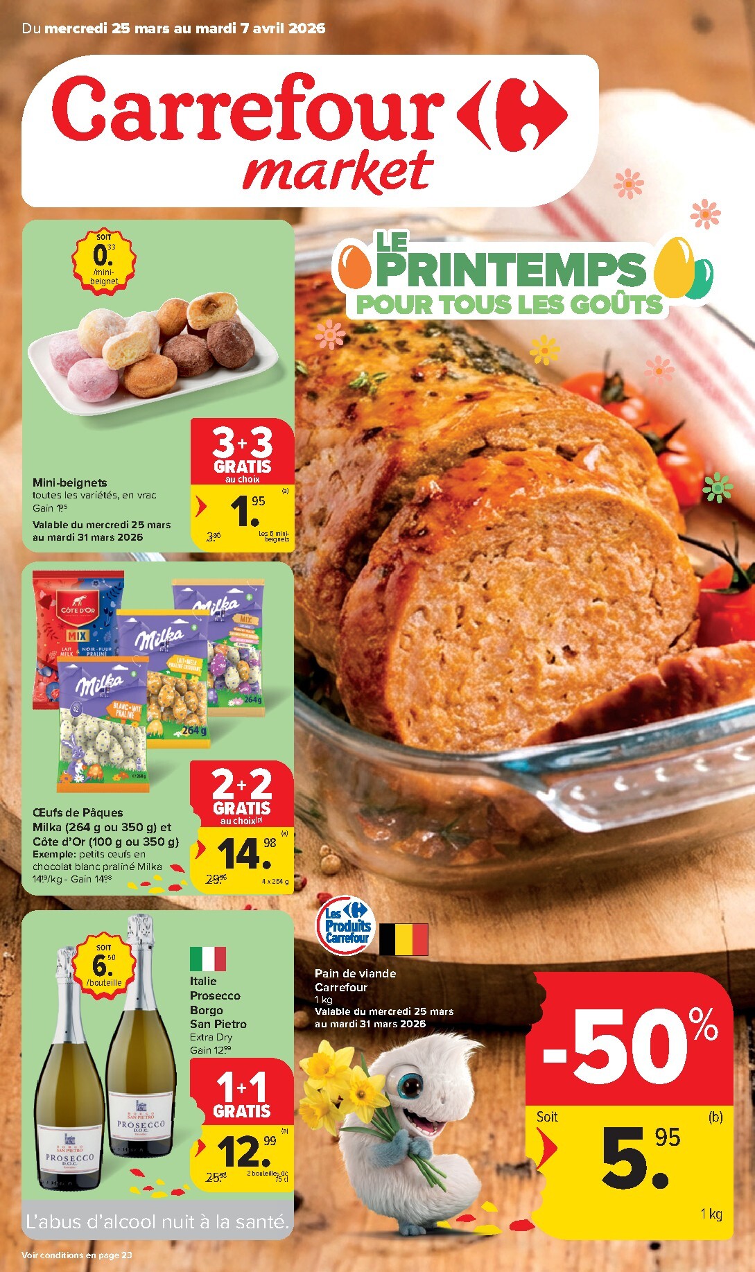 carrefour-market - De Carrefour Market folder geldig vanaf 25/03/2026 t/m 07/04/2026 - page: 1