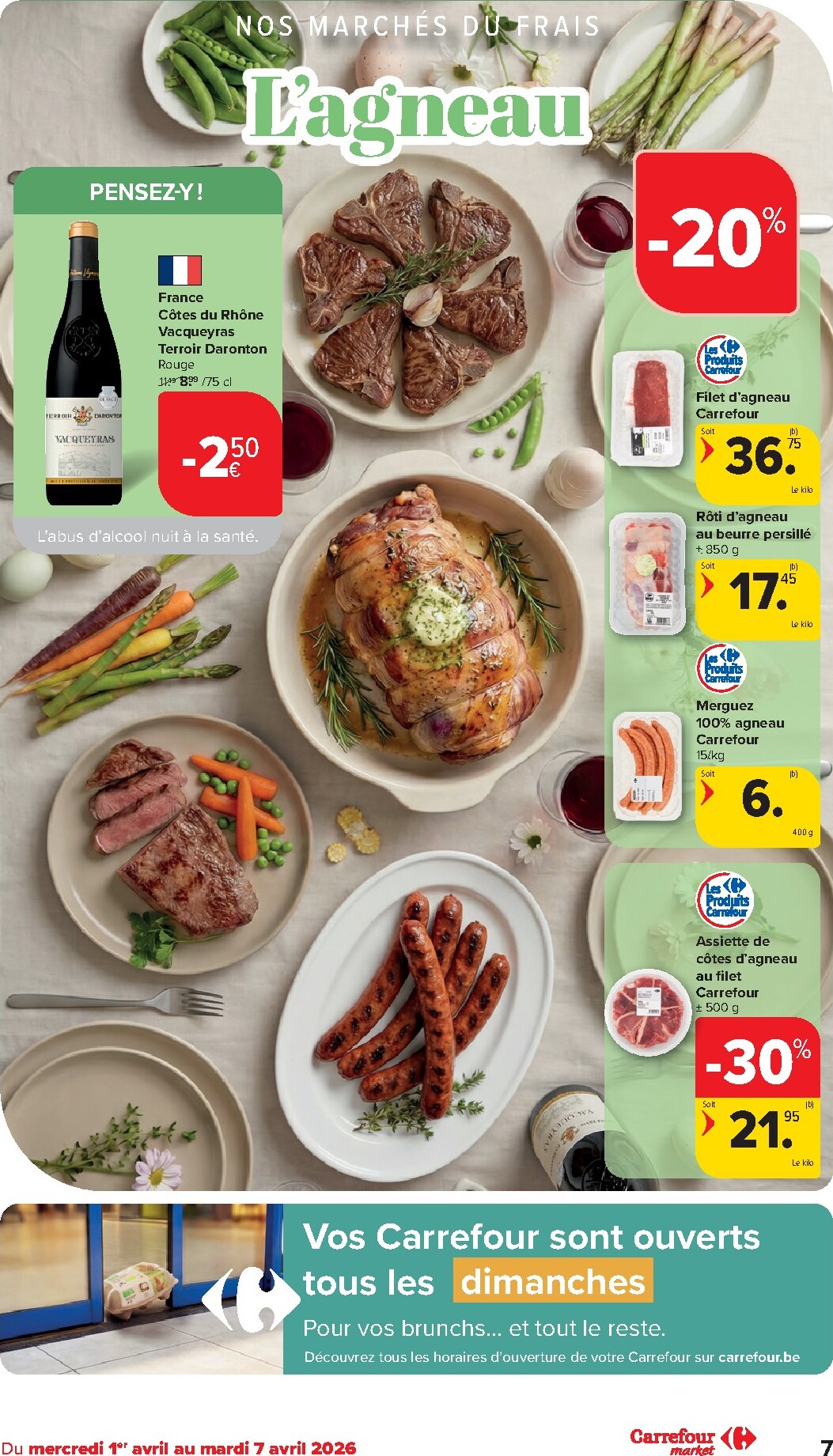 carrefour-market - De Carrefour Market folder geldig vanaf 01/04/2026 t/m 07/04/2026 - page: 7