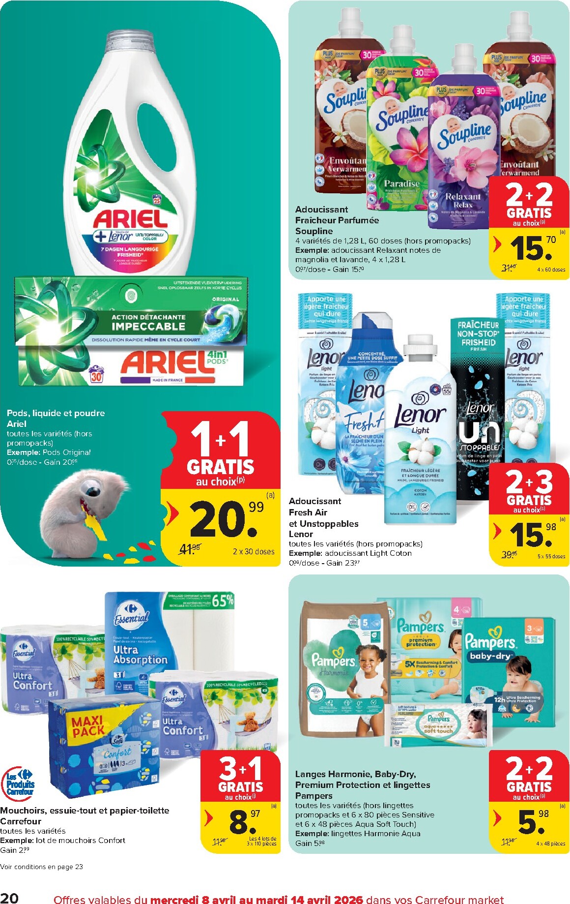 carrefour-market - De Carrefour Market folder geldig vanaf 08/04/2026 t/m 14/04/2026 - page: 20