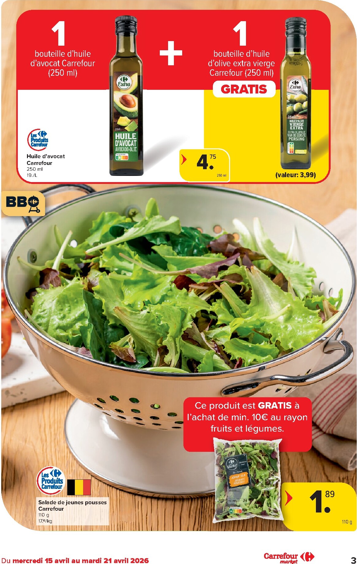 carrefour-market - Carrefour Market folder voor volgende week van woensdag 15/04/2026 tot dinsdag 21/04/2026 - page: 3