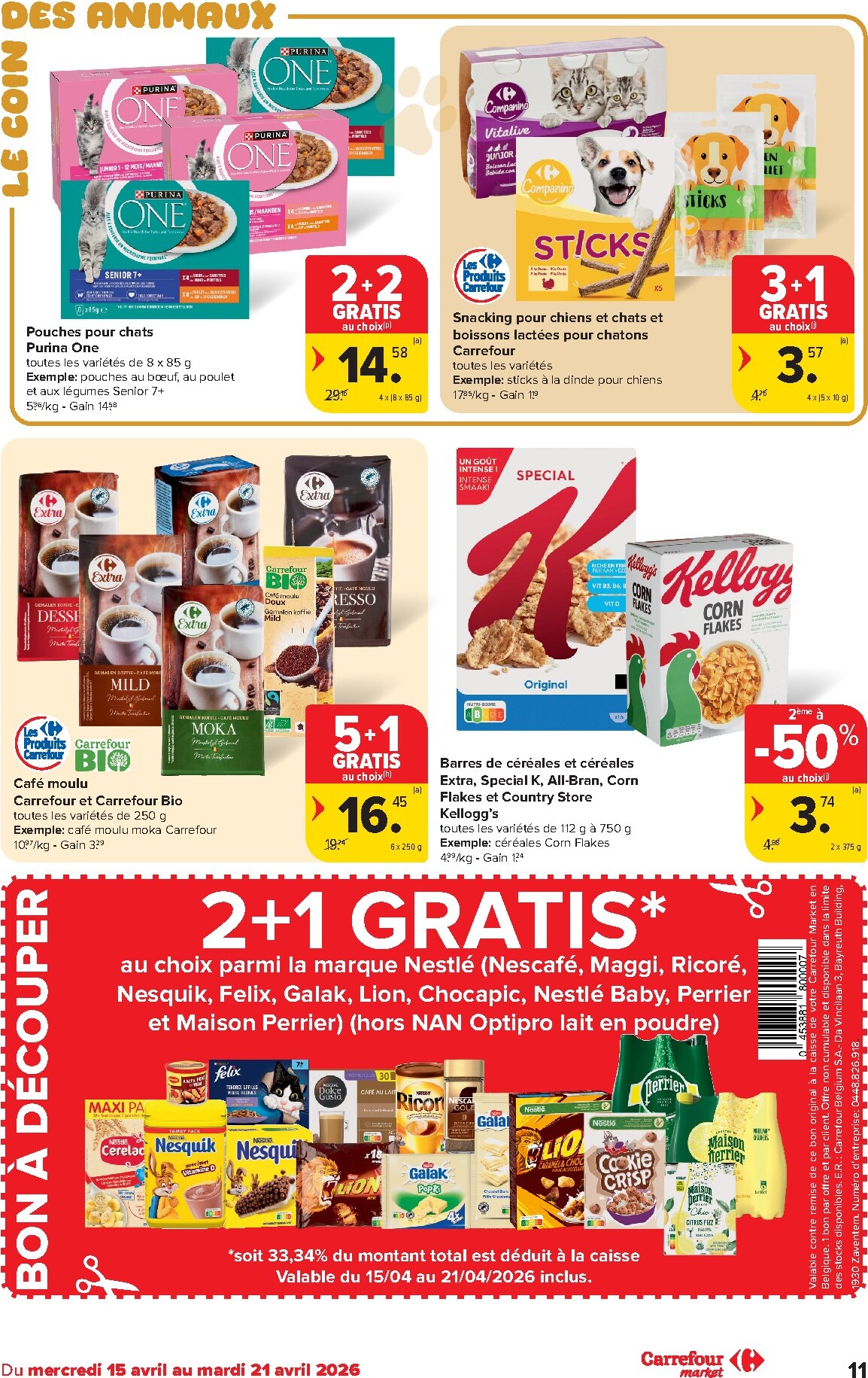carrefour-market - Carrefour Market folder voor volgende week van woensdag 15/04/2026 tot dinsdag 21/04/2026 - page: 11