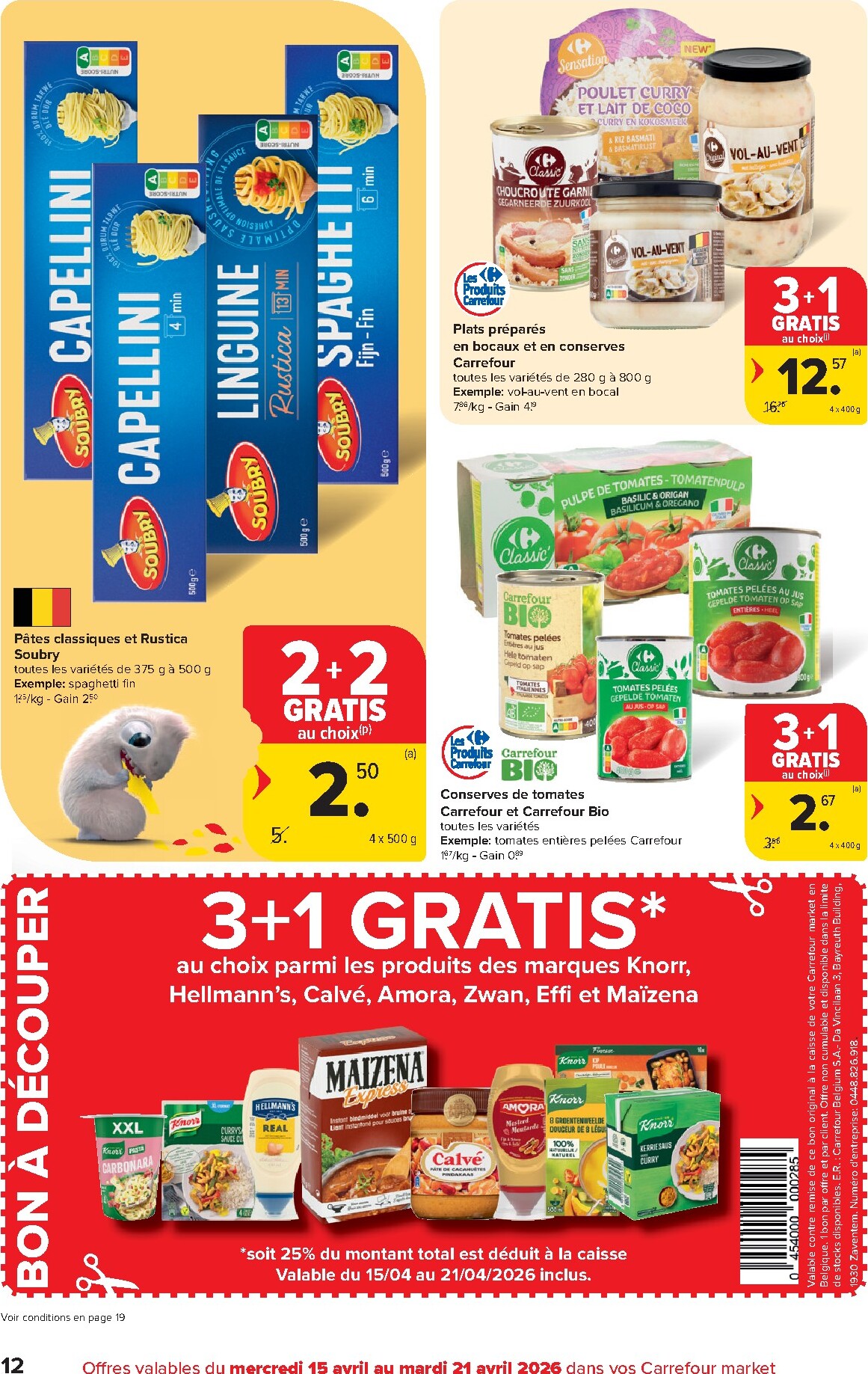 carrefour-market - Carrefour Market folder voor volgende week van woensdag 15/04/2026 tot dinsdag 21/04/2026 - page: 12