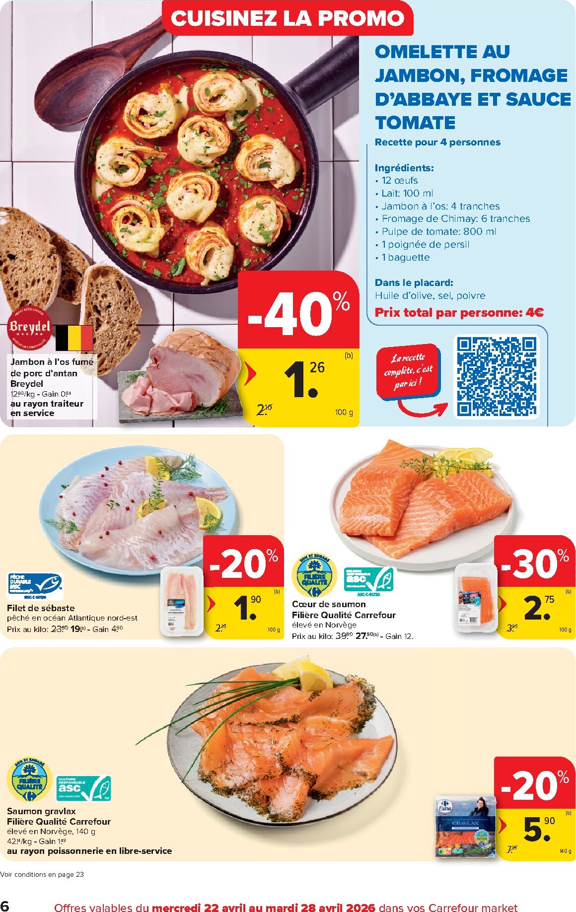 carrefour-market - Carrefour Market folder voor volgende week van woensdag 22/04/2026 tot dinsdag 28/04/2026 - page: 6