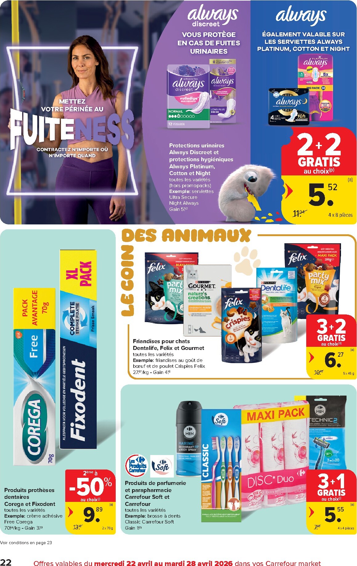 carrefour-market - Carrefour Market folder voor volgende week van woensdag 22/04/2026 tot dinsdag 28/04/2026 - page: 22