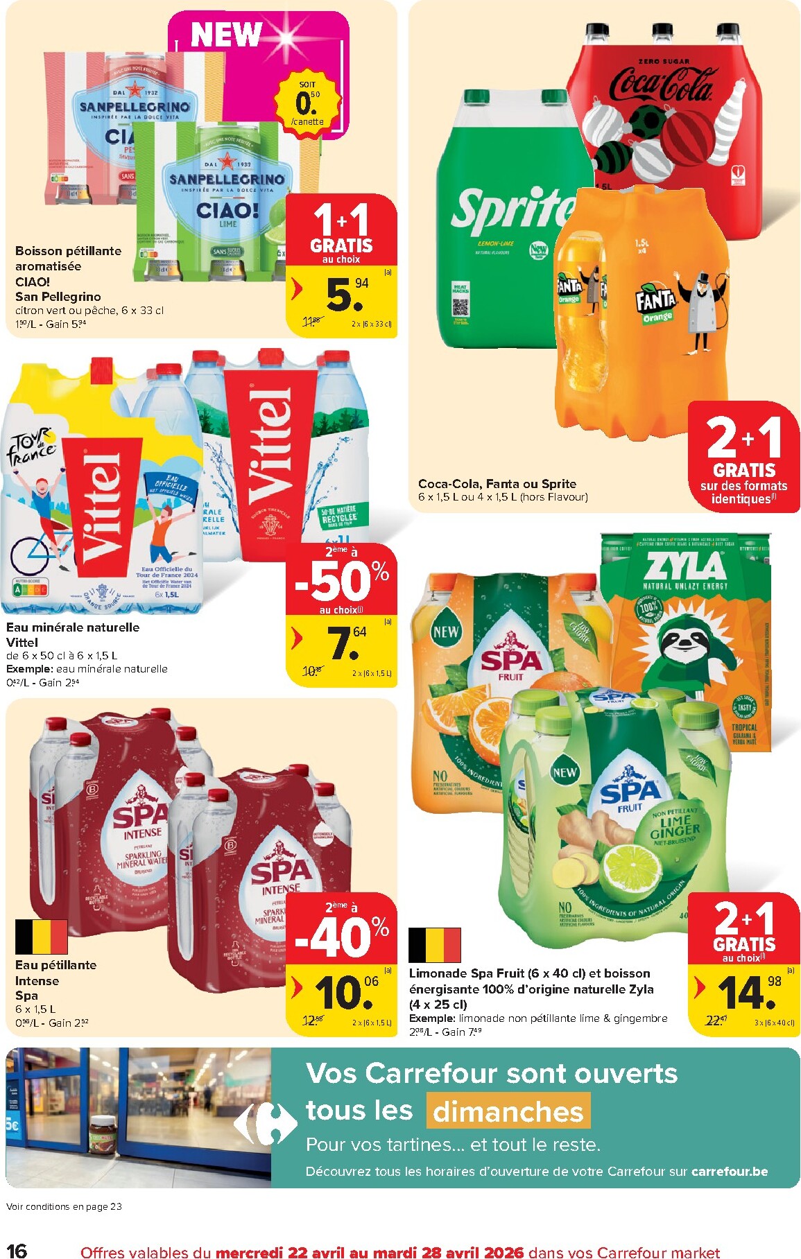 carrefour-market - Carrefour Market folder voor volgende week van woensdag 22/04/2026 tot dinsdag 28/04/2026 - page: 16