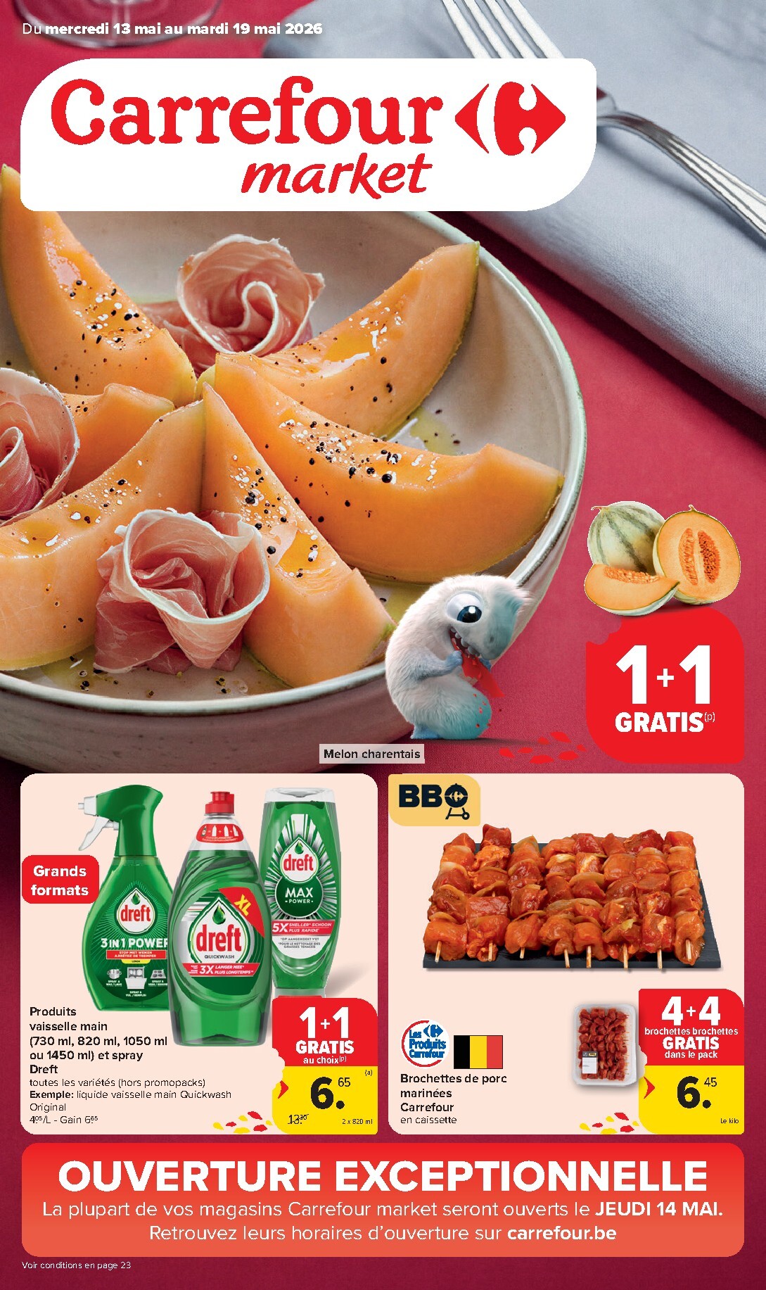 carrefour-market - Carrefour Market folder voor volgende week van woensdag 13/05/2026 tot dinsdag 19/05/2026 - page: 1