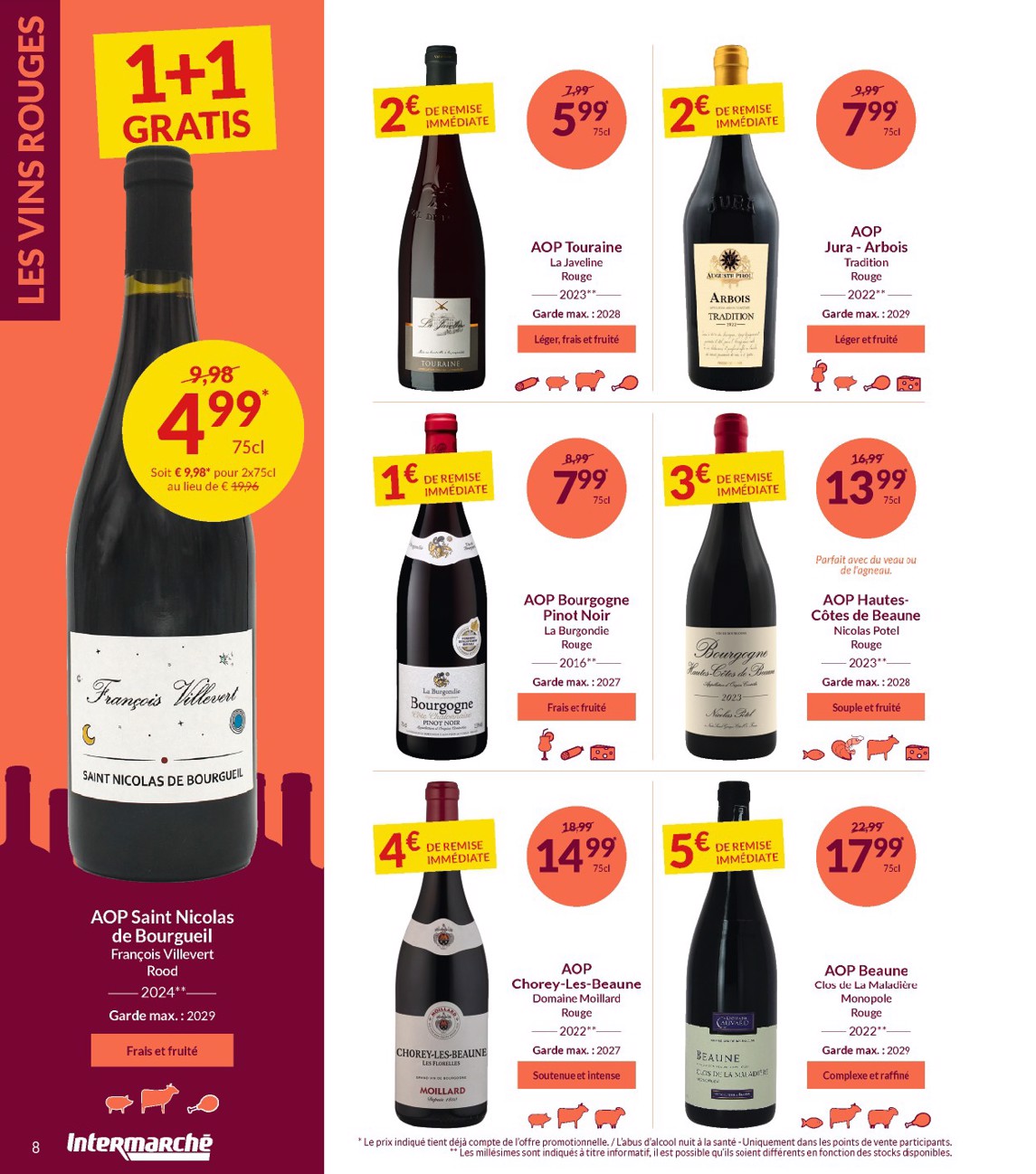 intermarche - Intermarché - Notre Foire aux Vins d’Automne folder geldig vanaf 02/09 - 21/09 - page: 8
