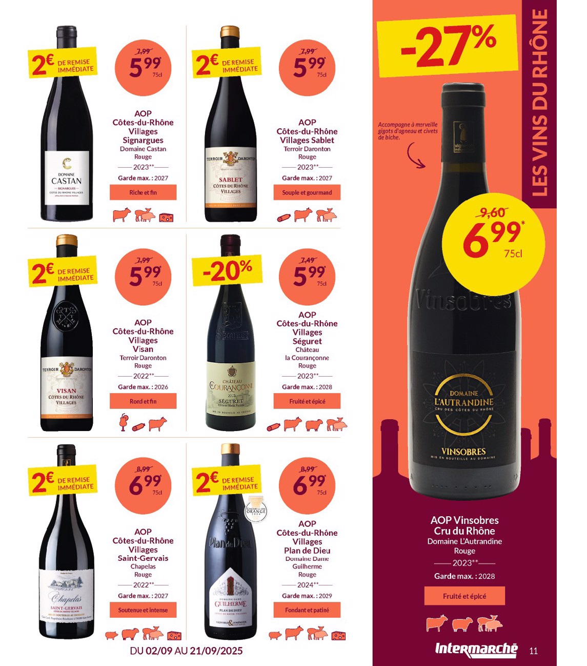 intermarche - Intermarché - Notre Foire aux Vins d’Automne folder geldig vanaf 02/09 - 21/09 - page: 11