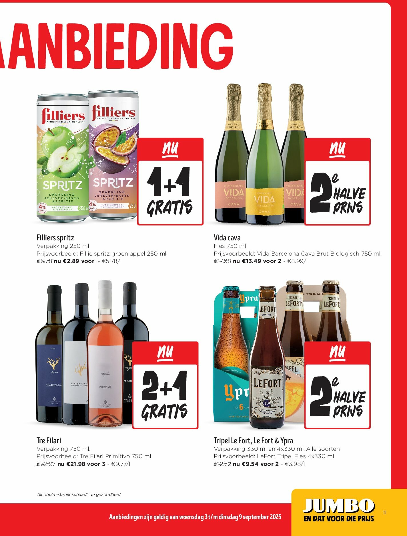 jumbo - Jumbo folder geldig vanaf 03/09 - 09/09 - page: 11