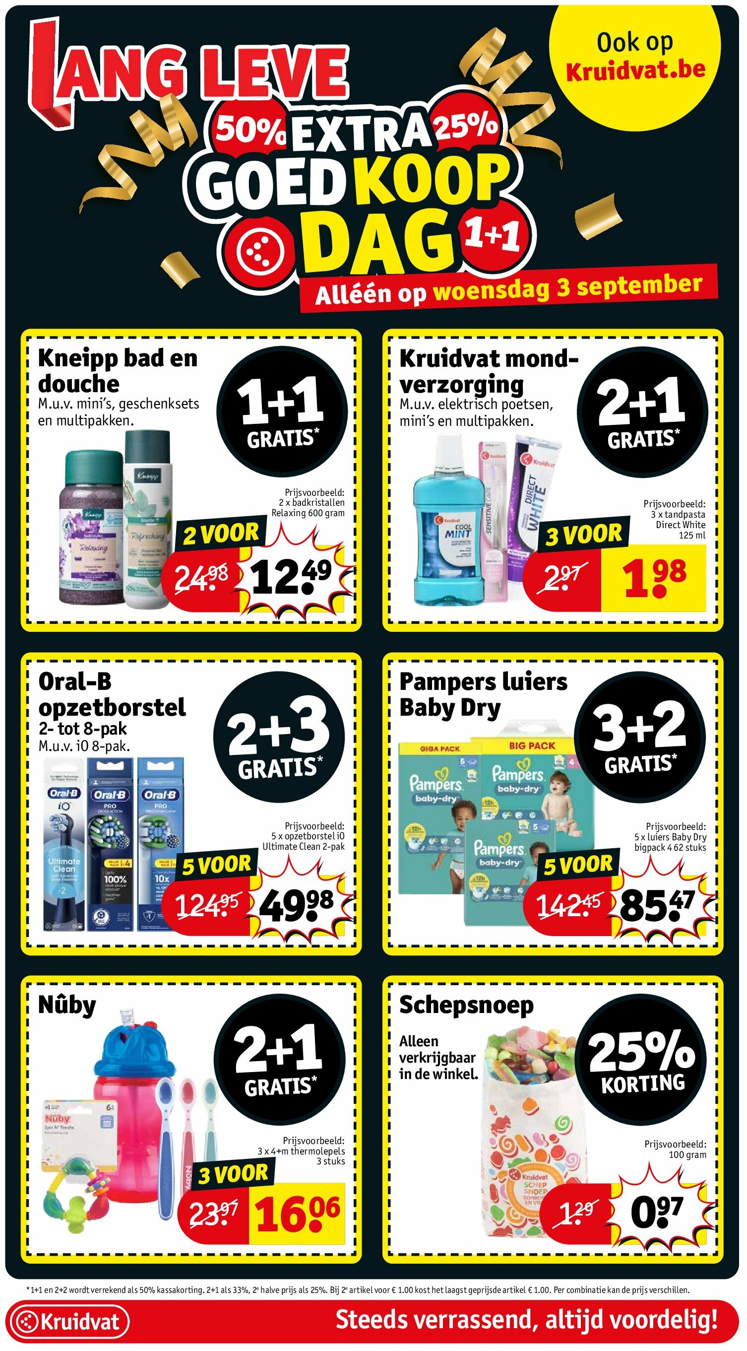 kruidvat - Kruidvat folder geldig vanaf 02/09 - 07/09 - page: 3 kruidvat - Kruidvat folder geldig vanaf 02/09 - 07/09 - page: 3