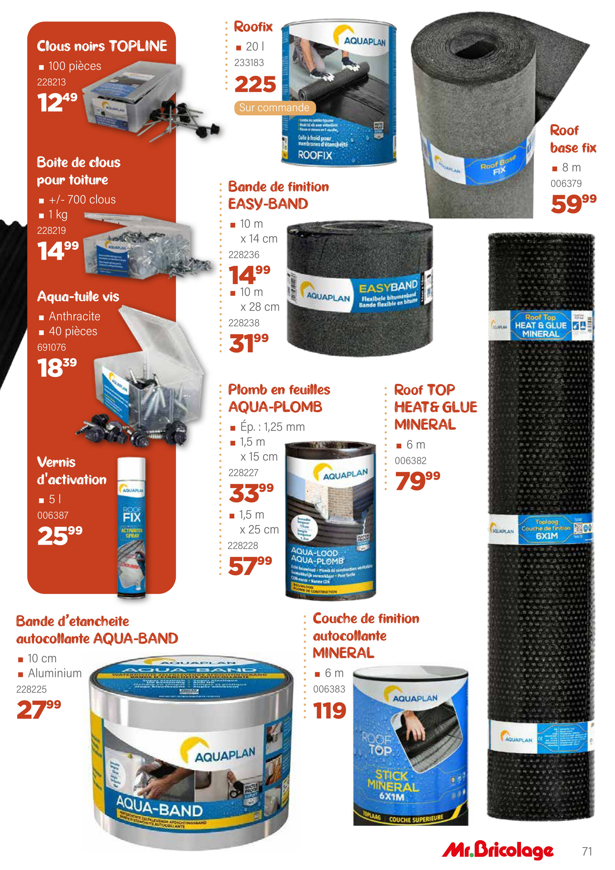 mr-bricolage - Mr. Bricolage - Grands Travaux 2025 folder geldig vanaf 09/07 - 31/12 - page: 71