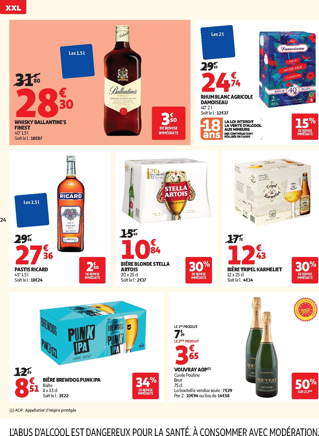 auchan - Auchan - Promos XXL halles hypers folder voor volgende week van woensdag 27/05/2026 tot zondag 07/06/2026 - page: 24