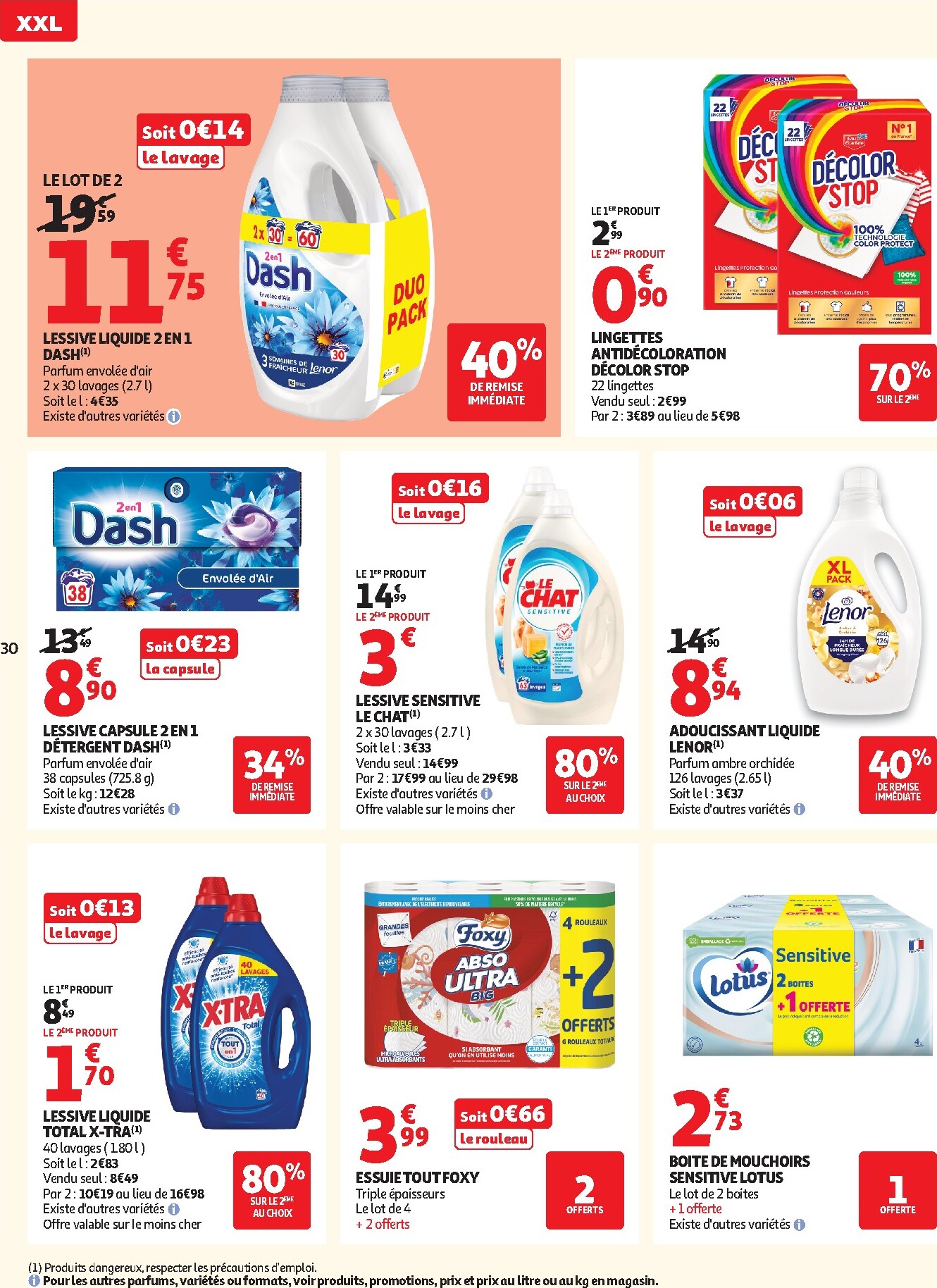 auchan - Auchan - Promos XXL halles hypers folder voor volgende week van woensdag 27/05/2026 tot zondag 07/06/2026 - page: 30
