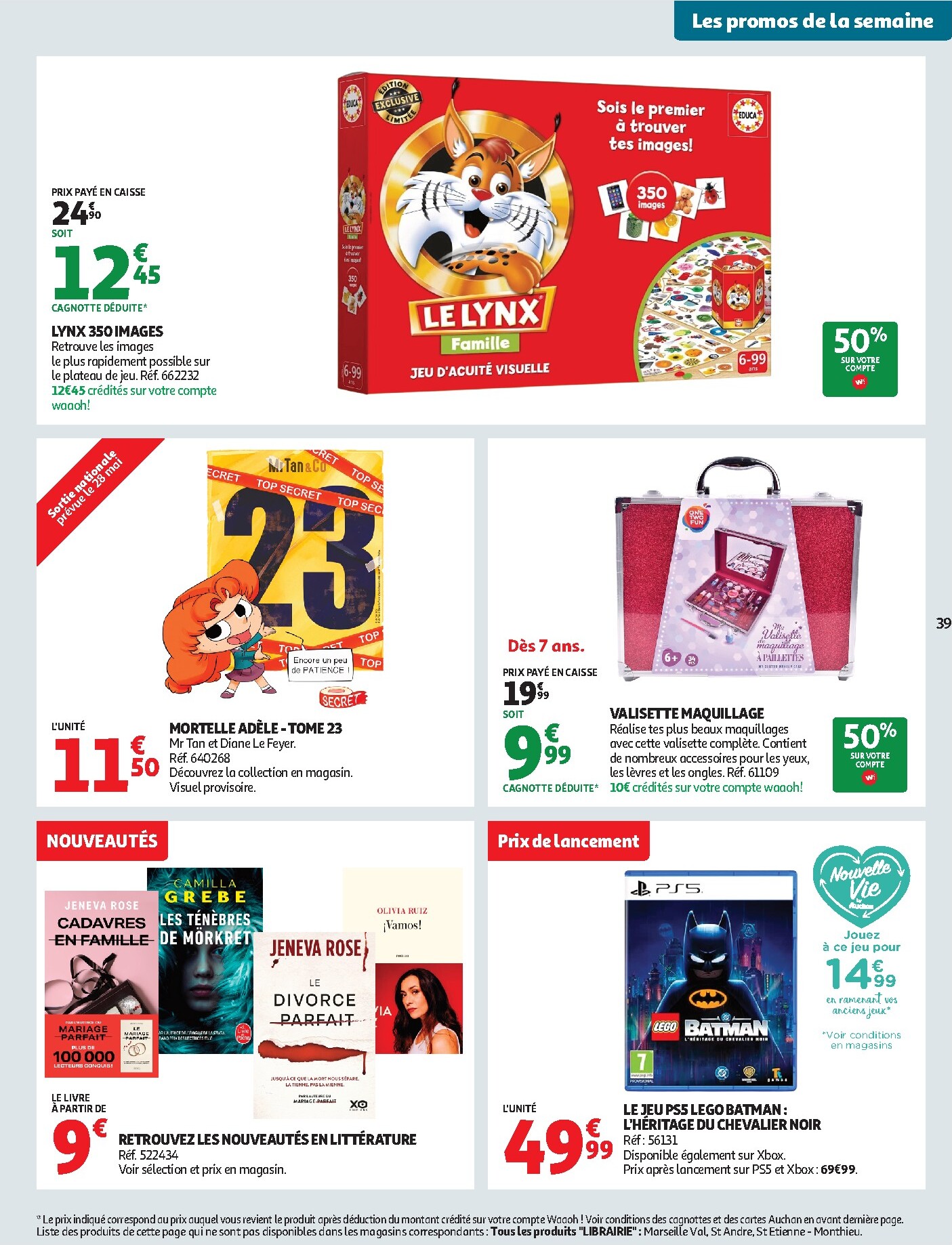 auchan - Auchan - Promos XXL halles hypers folder voor volgende week van woensdag 27/05/2026 tot zondag 07/06/2026 - page: 39