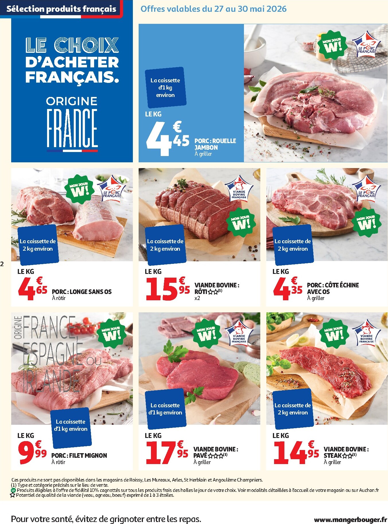 auchan - Auchan - Promos XXL halles hypers folder voor volgende week van woensdag 27/05/2026 tot zondag 07/06/2026 - page: 2