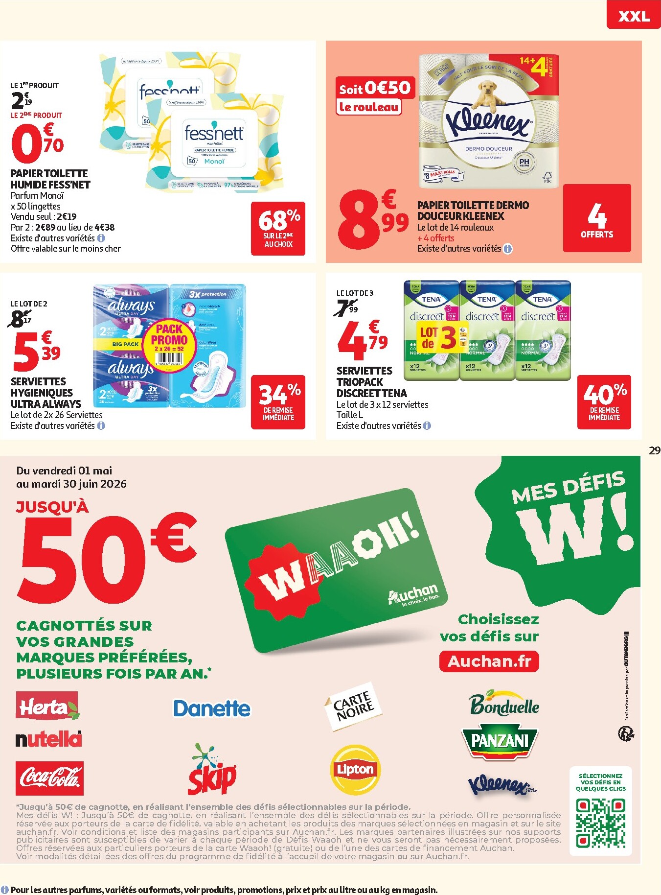 auchan - Auchan - Promos XXL halles hypers folder voor volgende week van woensdag 27/05/2026 tot zondag 07/06/2026 - page: 29