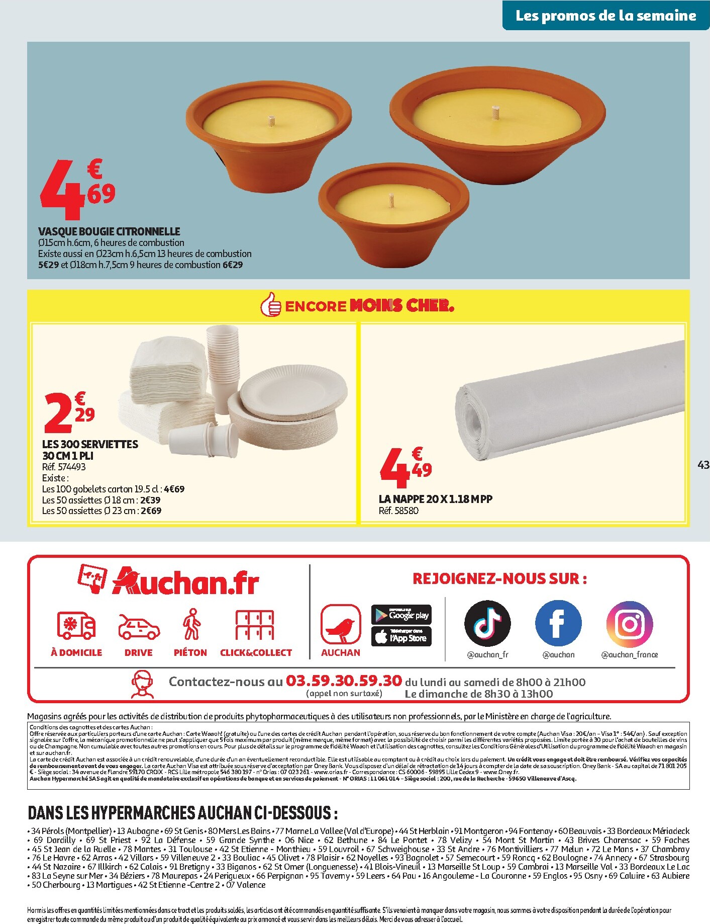 auchan - Auchan - Promos XXL halles hypers folder voor volgende week van woensdag 27/05/2026 tot zondag 07/06/2026 - page: 43