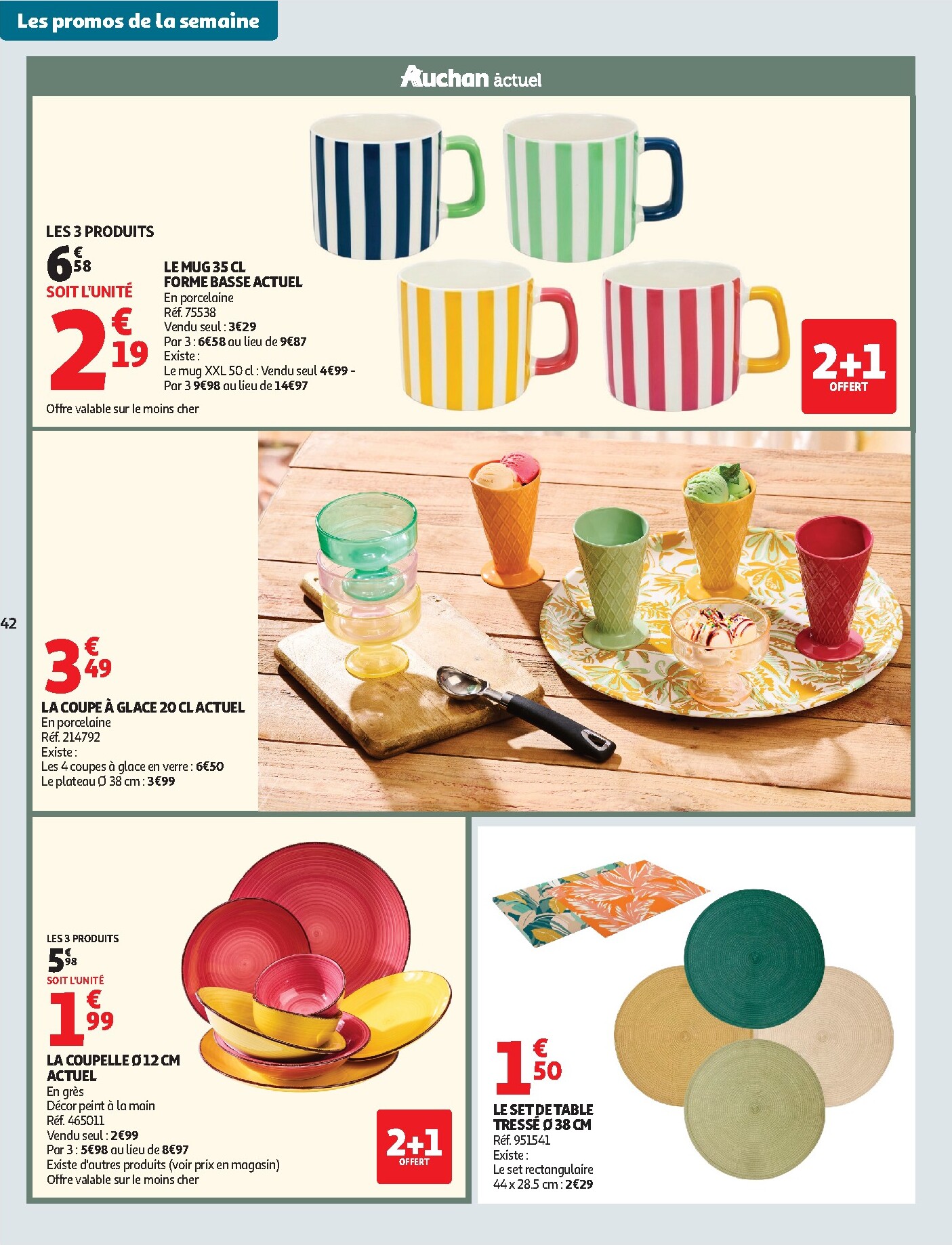 auchan - Auchan - Promos XXL halles hypers folder voor volgende week van woensdag 27/05/2026 tot zondag 07/06/2026 - page: 42
